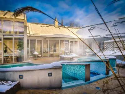 Open Air Bath in Vadstena Klosterhotell Konferens & Spa