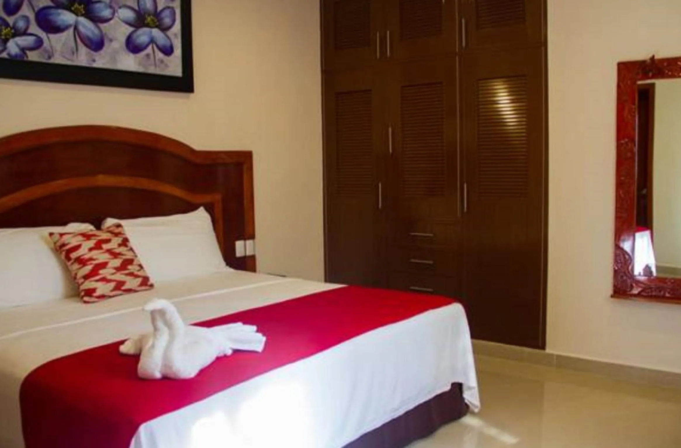 Bed in Villas Keh
