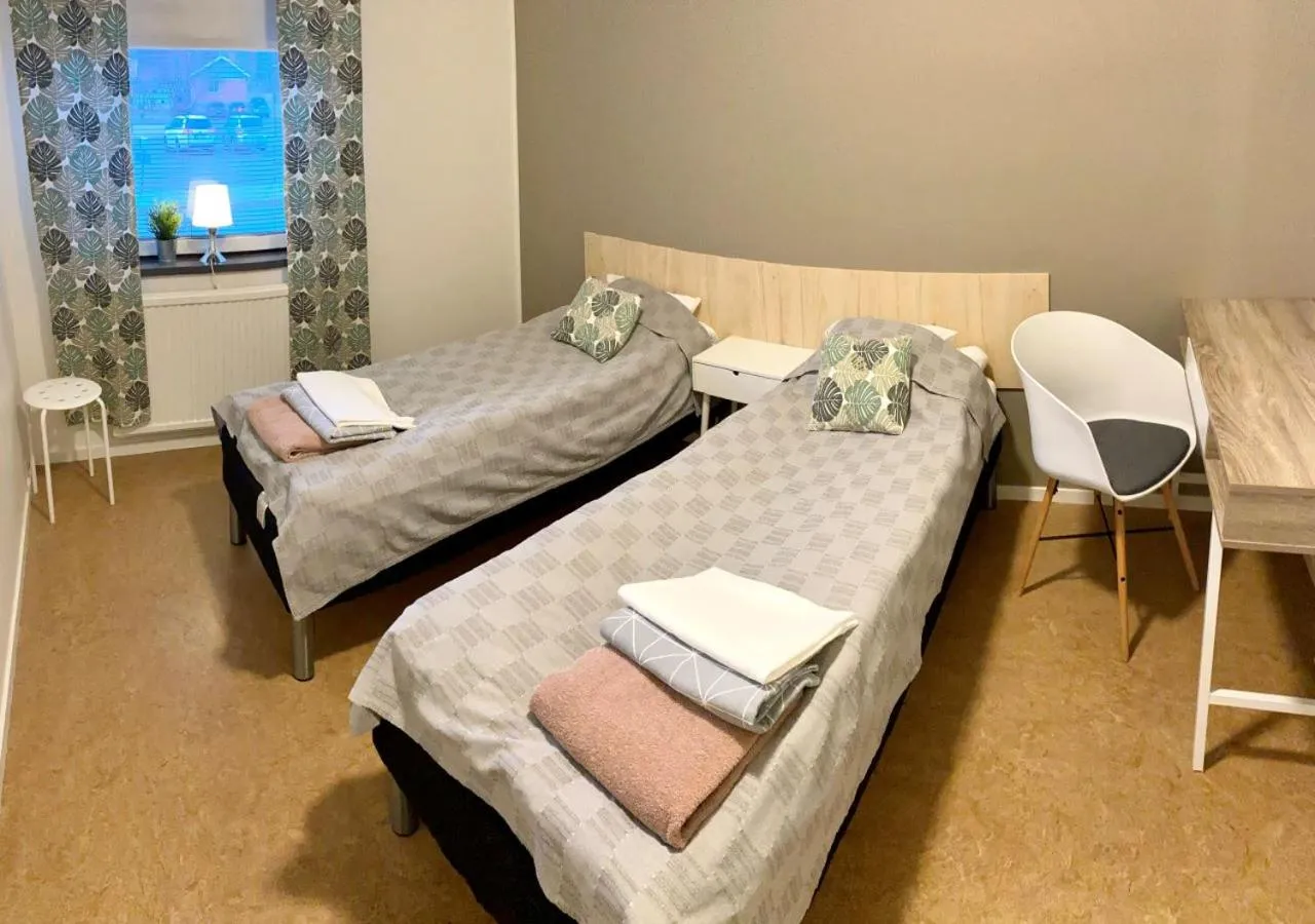 Bed in STF Kalix Vandrarhem