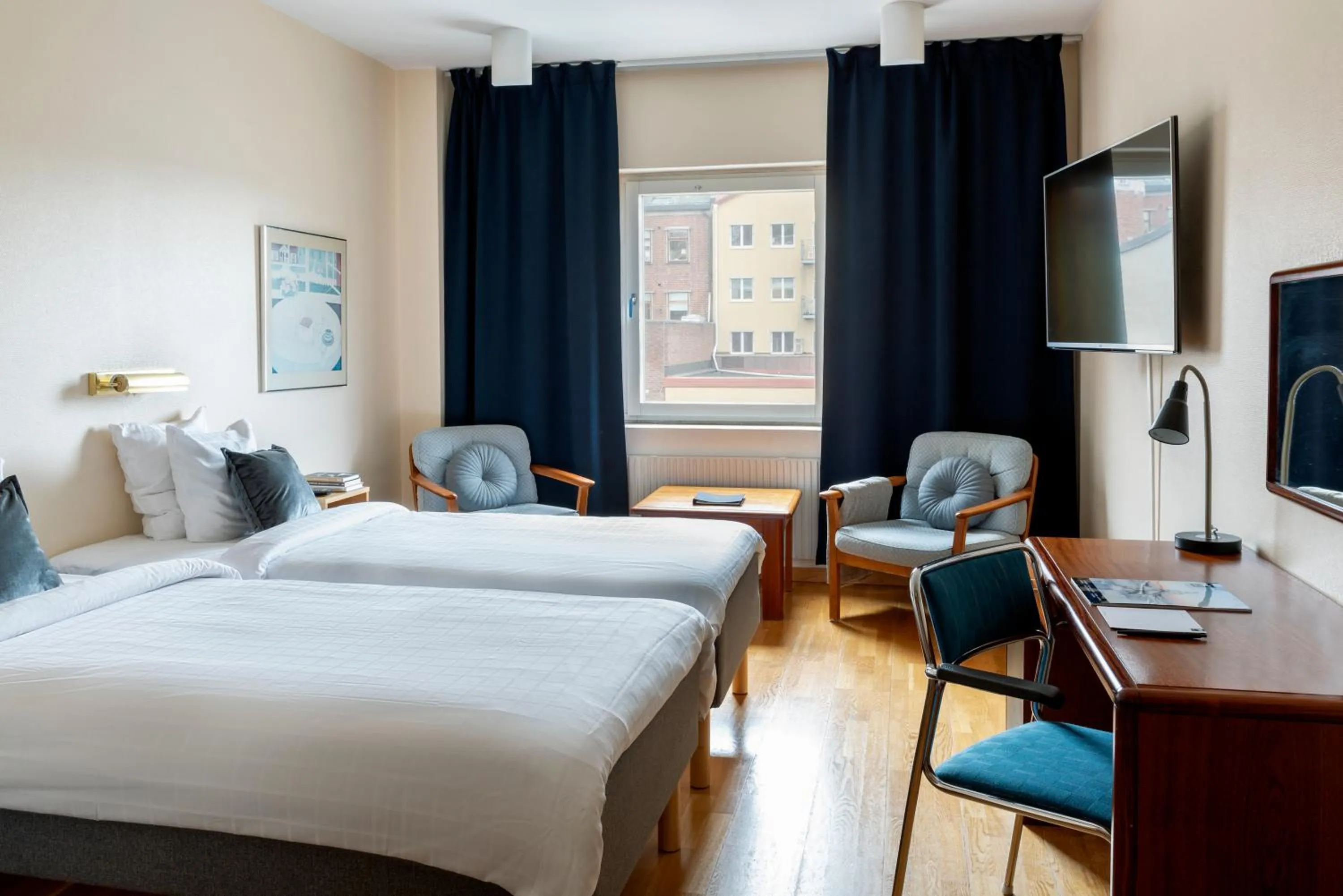 Bedroom, Bed in First Hotel Statt Örnsköldsvik