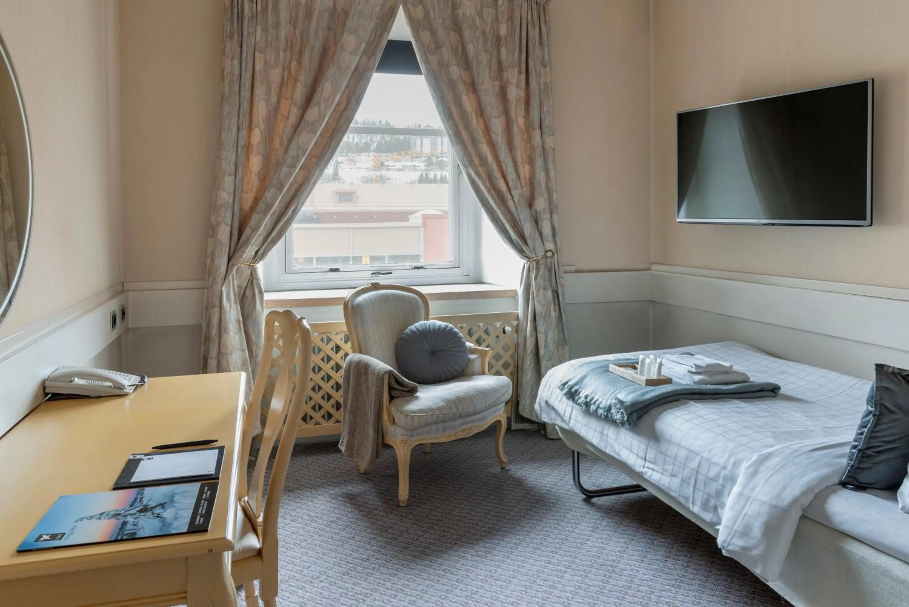 Bedroom, Bed in First Hotel Statt Örnsköldsvik