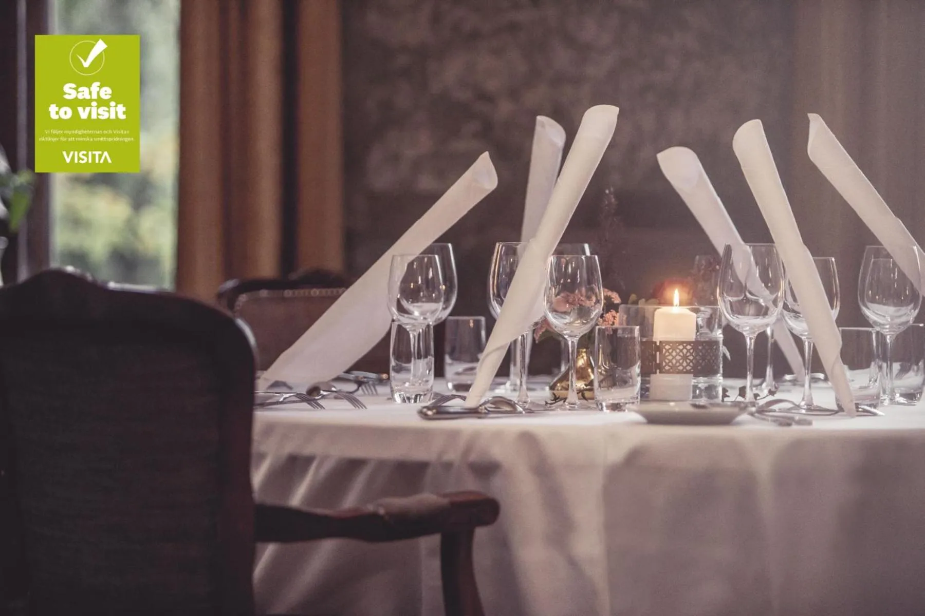 Restaurant/places to eat in Bjertorp Slott