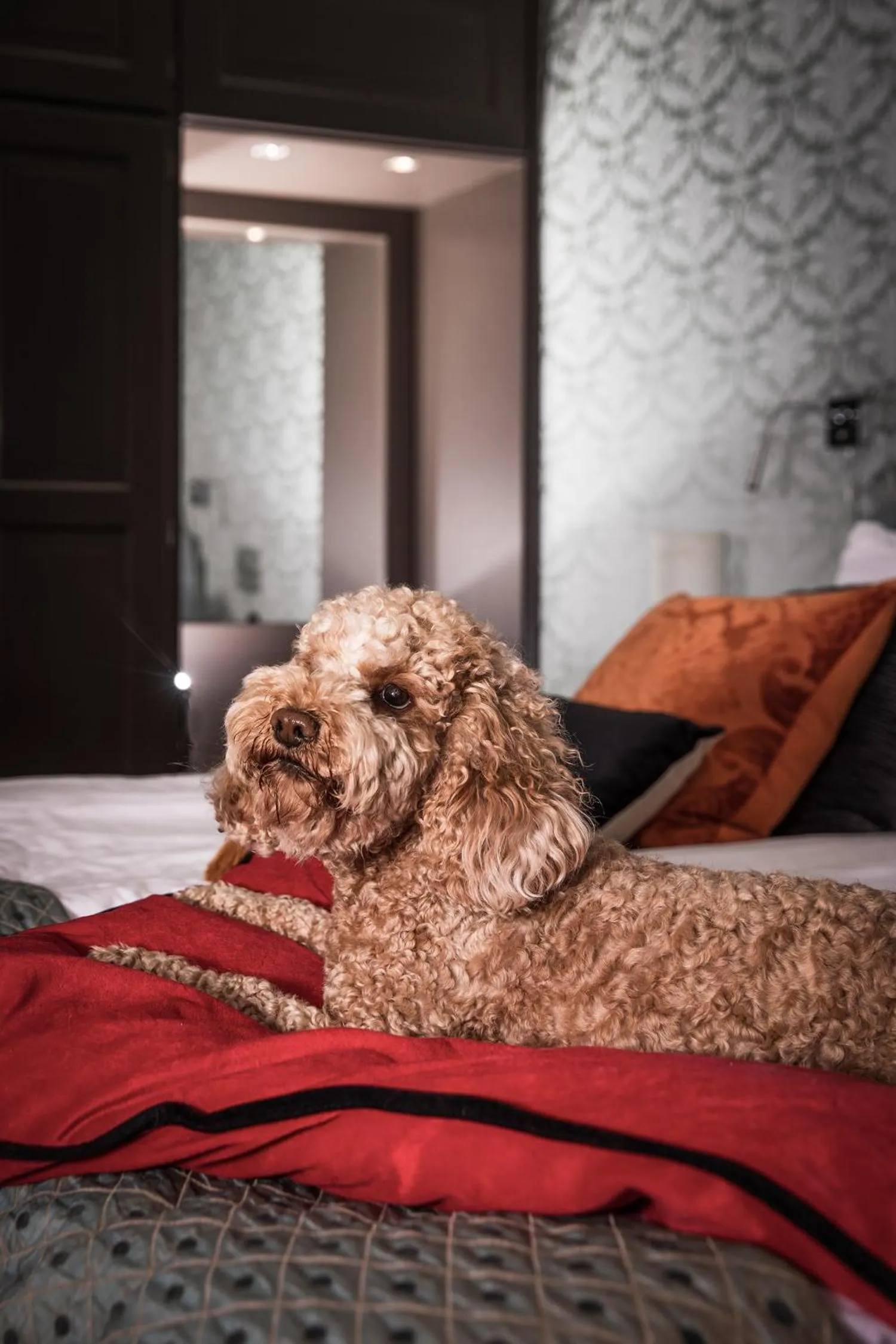 Bedroom, Bed in Bjertorp Slott