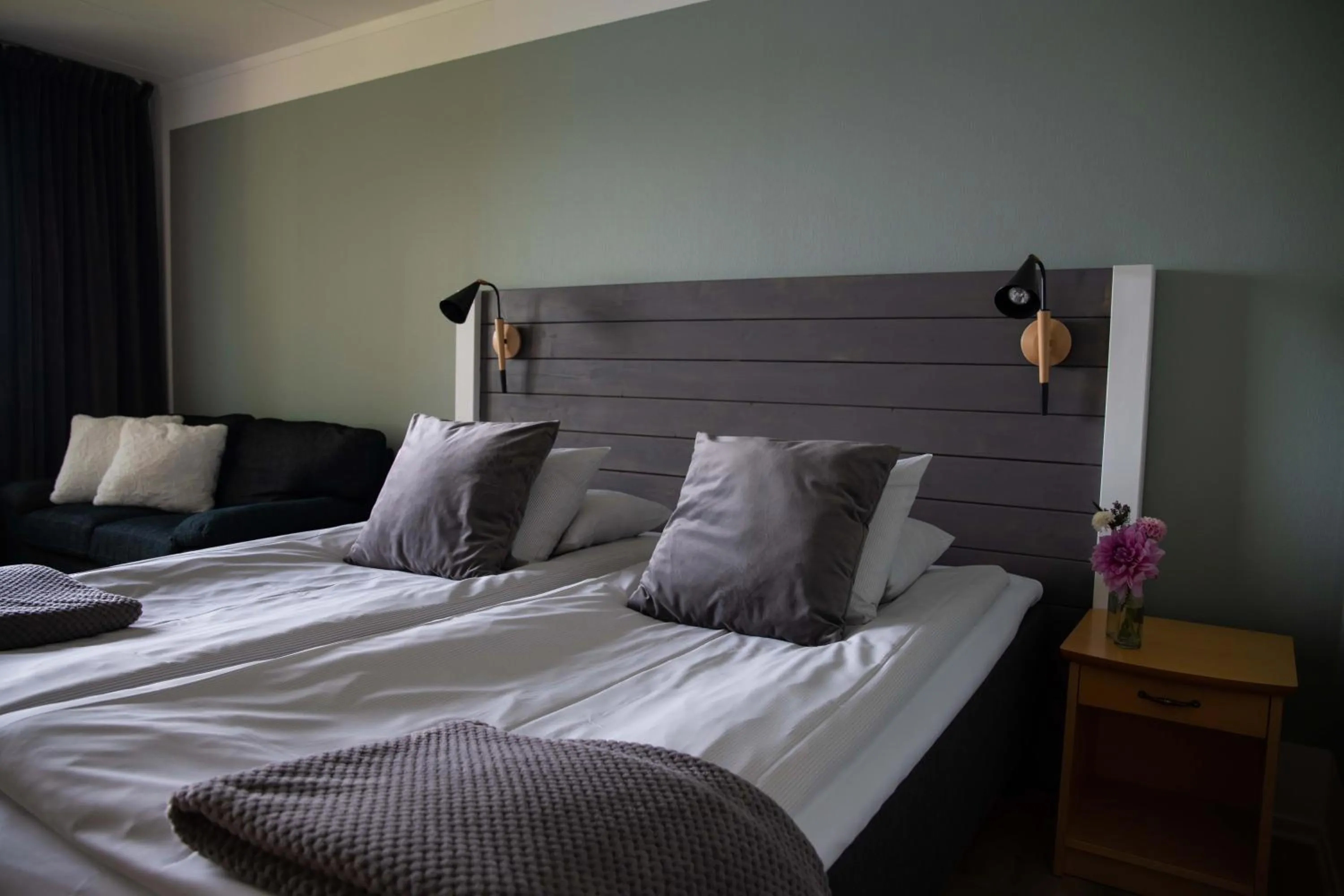 Bedroom, Bed in Hotel Ullinge