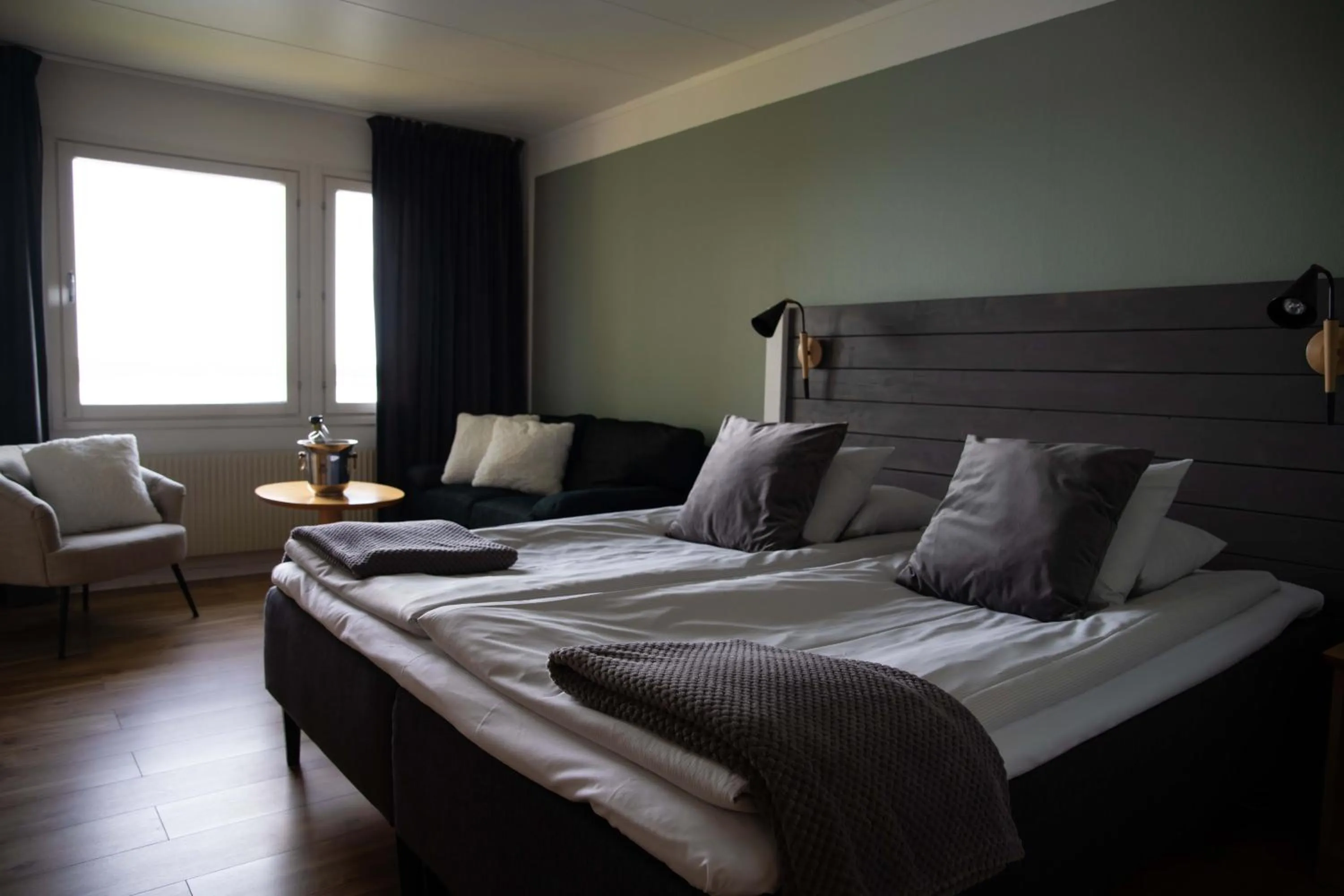 Bed in Hotel Ullinge