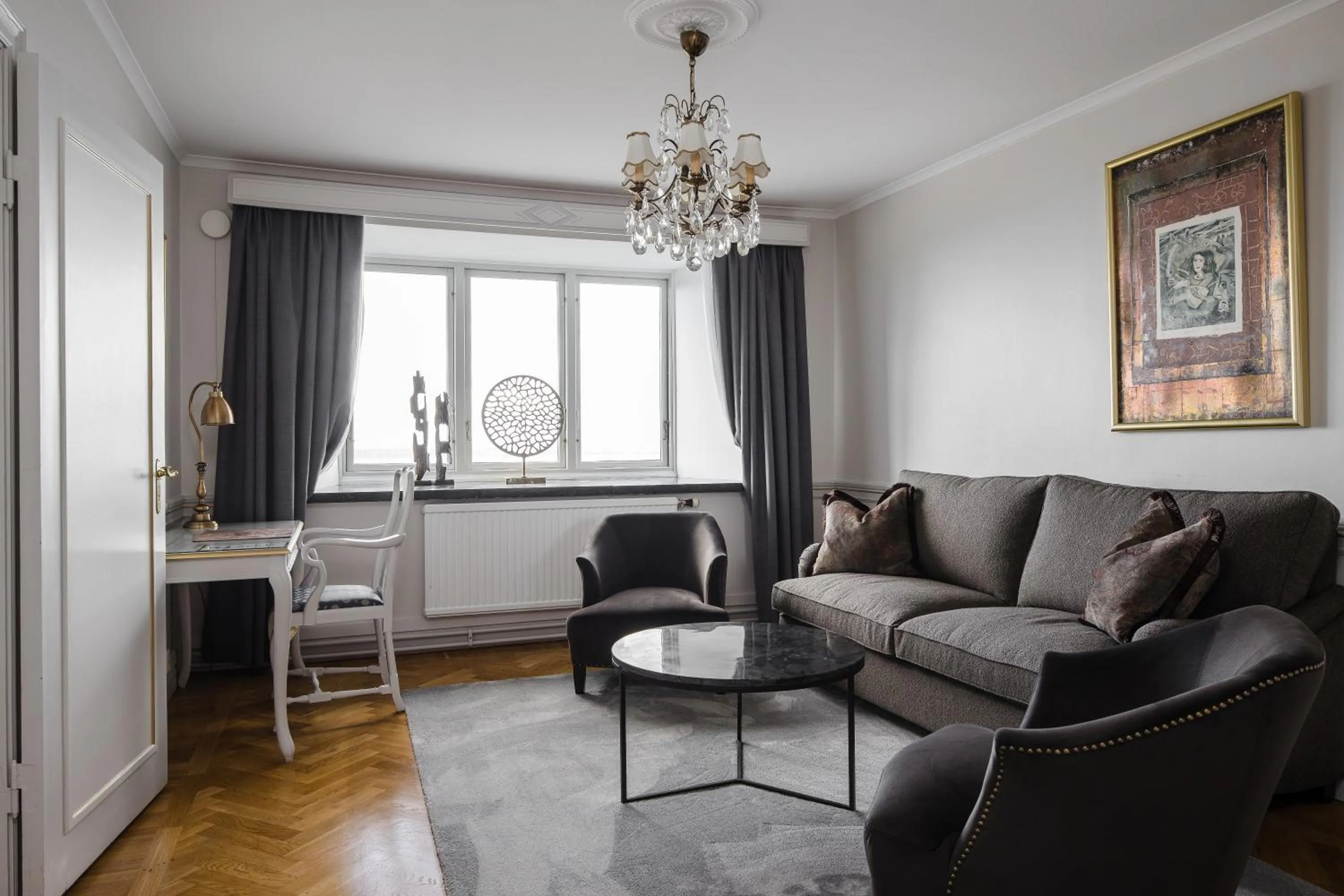 Seating area in Hotel Gyllene Uttern