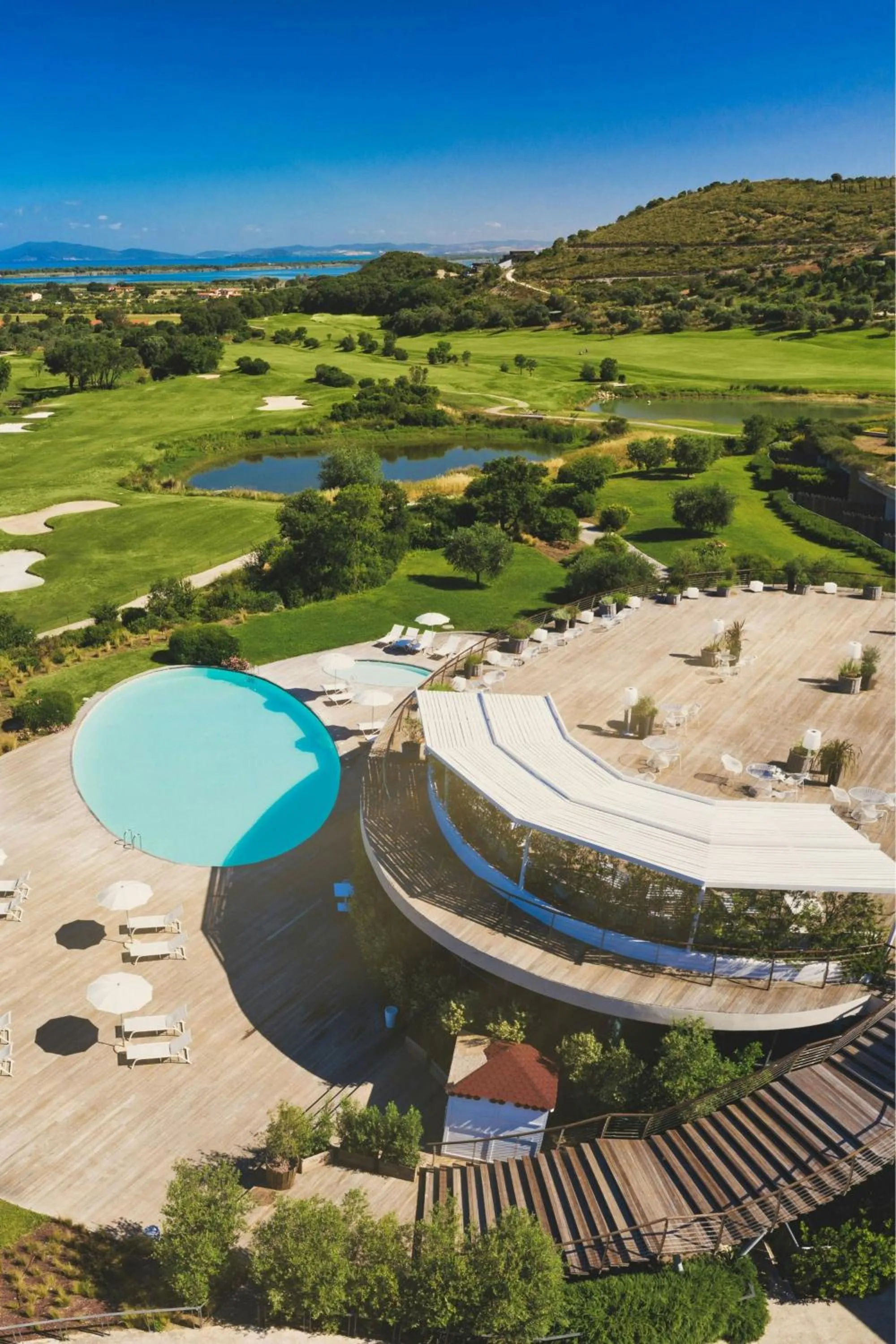 Swimming pool in Argentario Golf & Wellness Resort, Autograph Collection