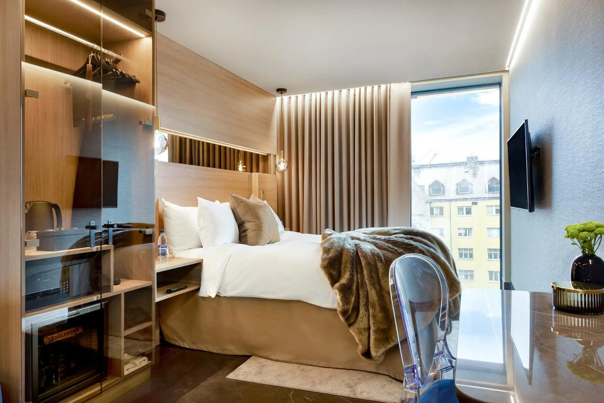 Bedroom, Bed in Hotel Riverton