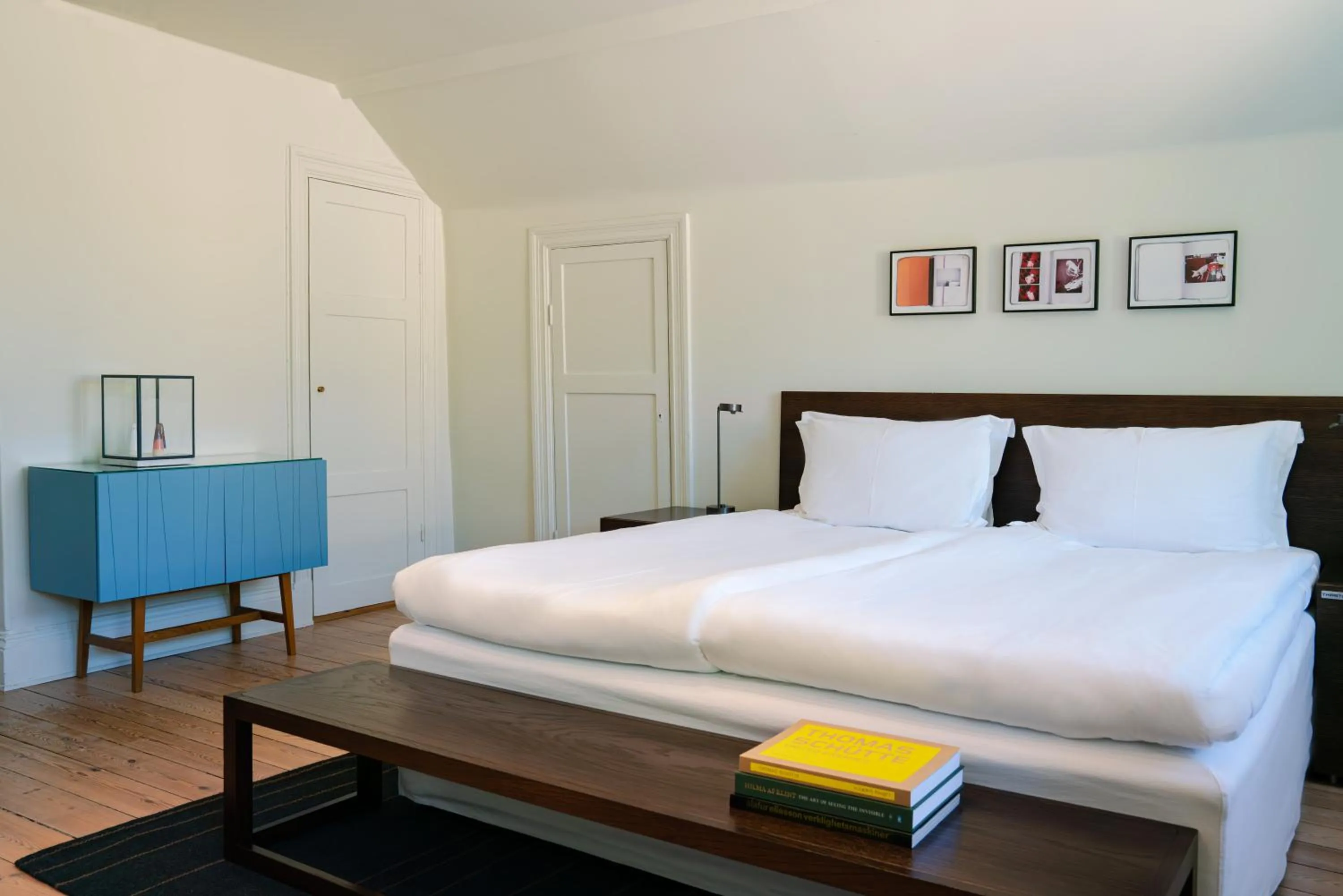 Bed in Hotel Skeppsholmen, Stockholm, a Member of Design Hotels