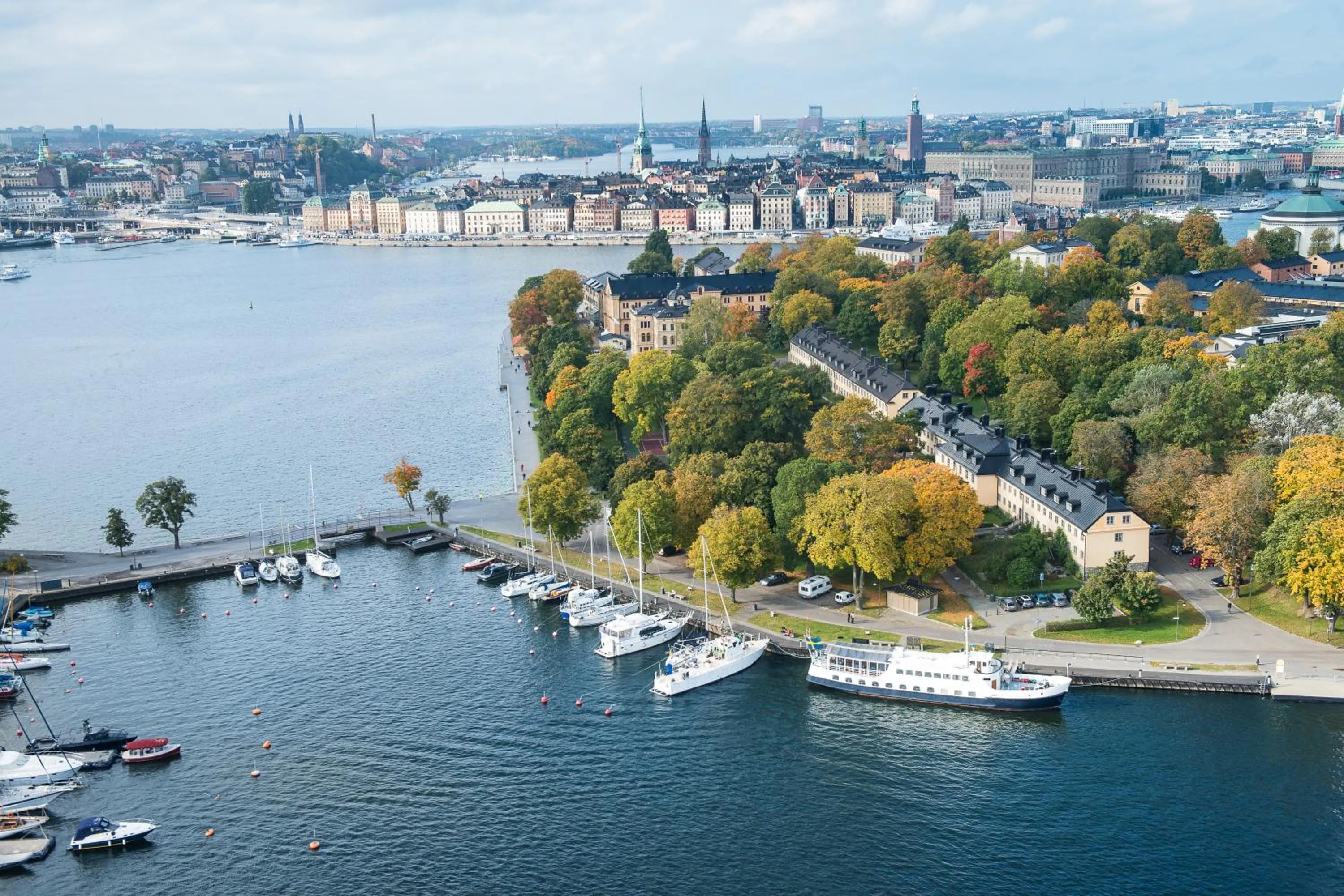 Bird's eye view in Hotel Skeppsholmen, Stockholm, a Member of Design Hotels