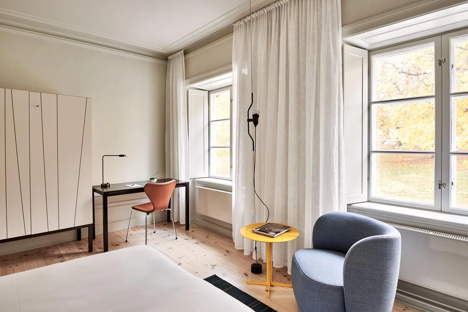 Bedroom, Bed in Hotel Skeppsholmen, Stockholm, a Member of Design Hotels