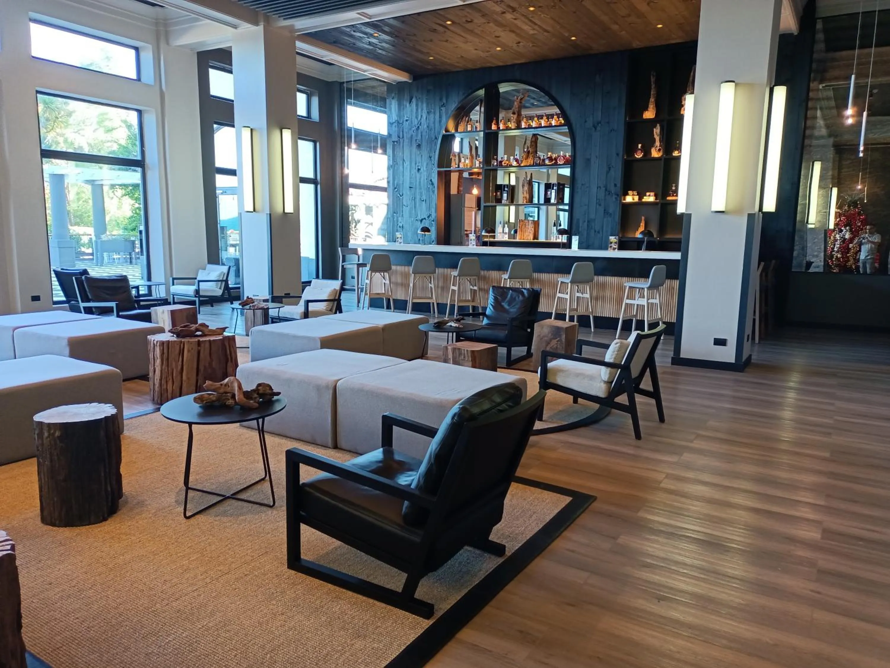 Seating area in Apart Enjoy Pucón