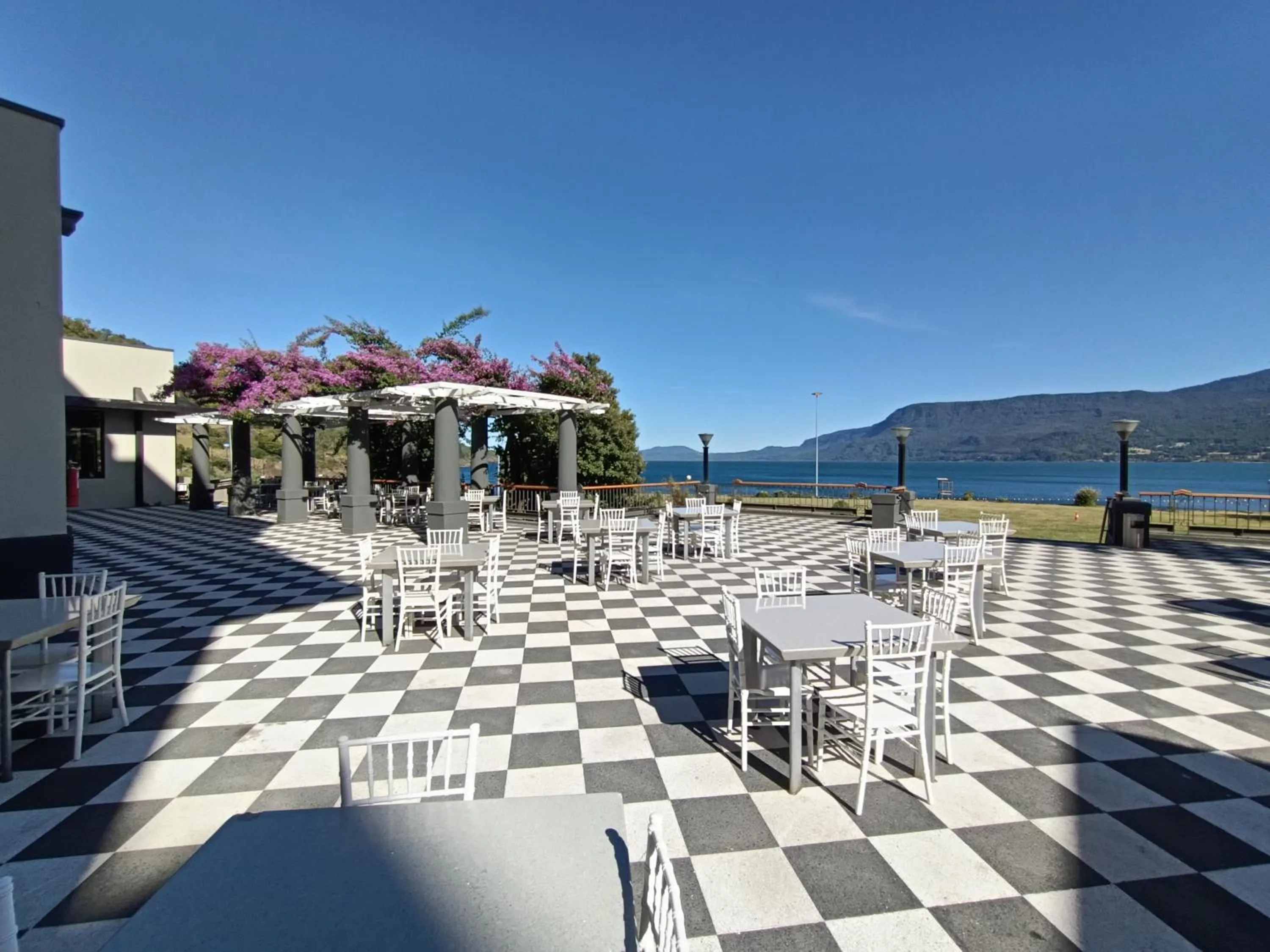 Balcony/Terrace in Apart Enjoy Pucón