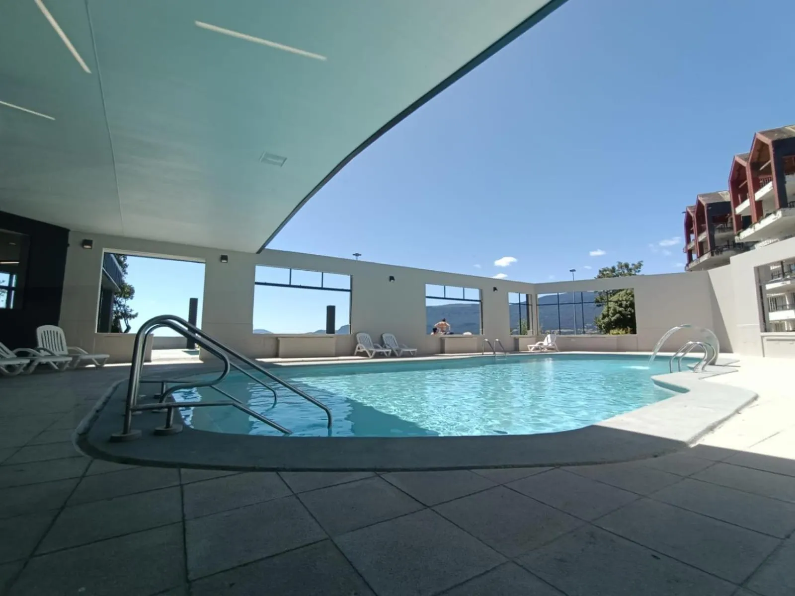 Swimming pool in Apart Enjoy Pucón