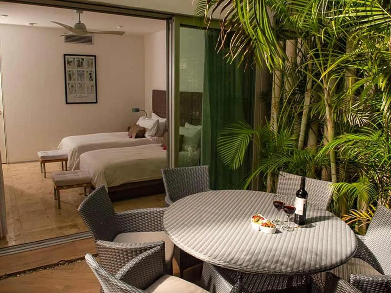 Patio in Magia Beachside Condo