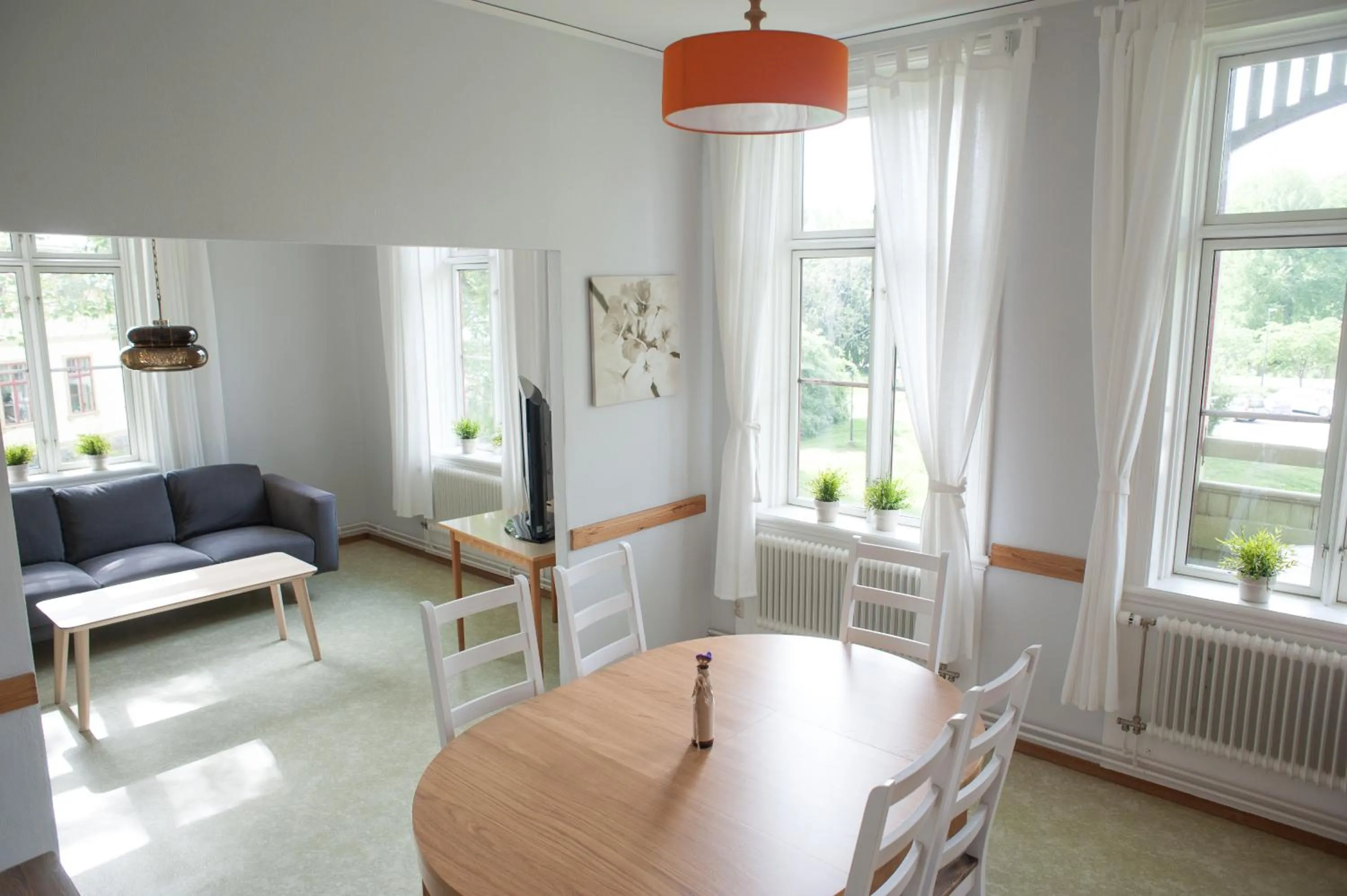 Living room in Ronneby Brunnspark Vandrarhem och B&B