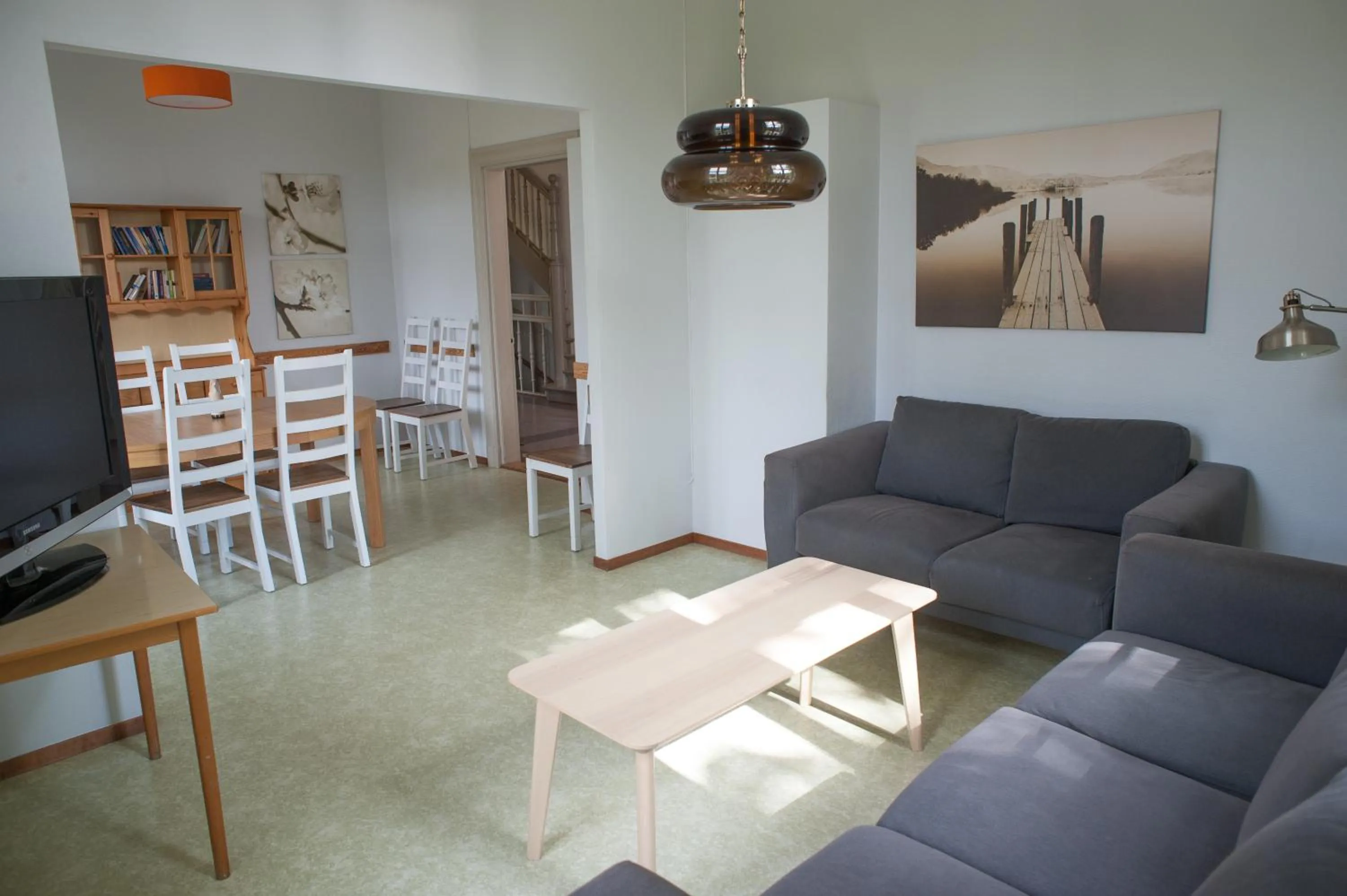 Seating area in Ronneby Brunnspark Vandrarhem och B&B