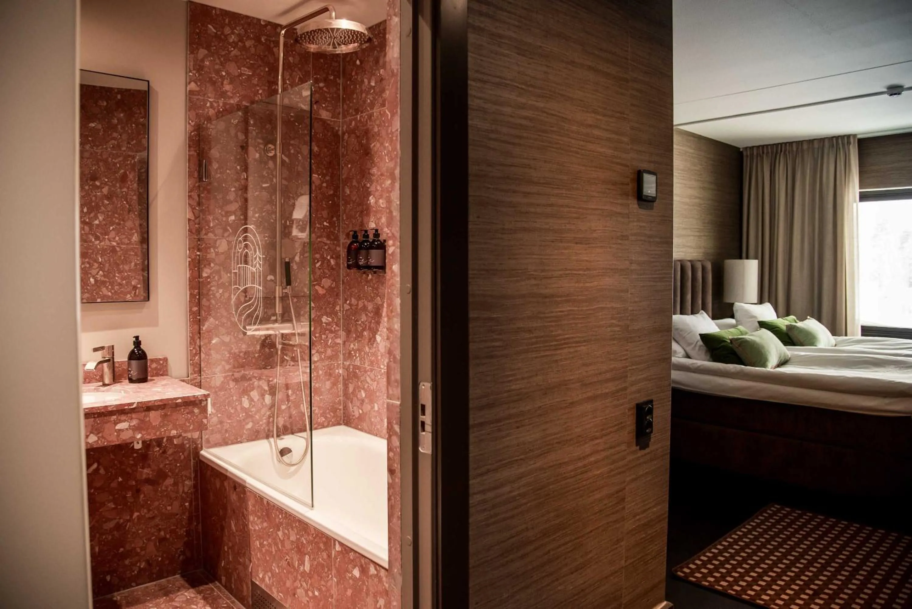 Bathroom, Bed in Billingehus