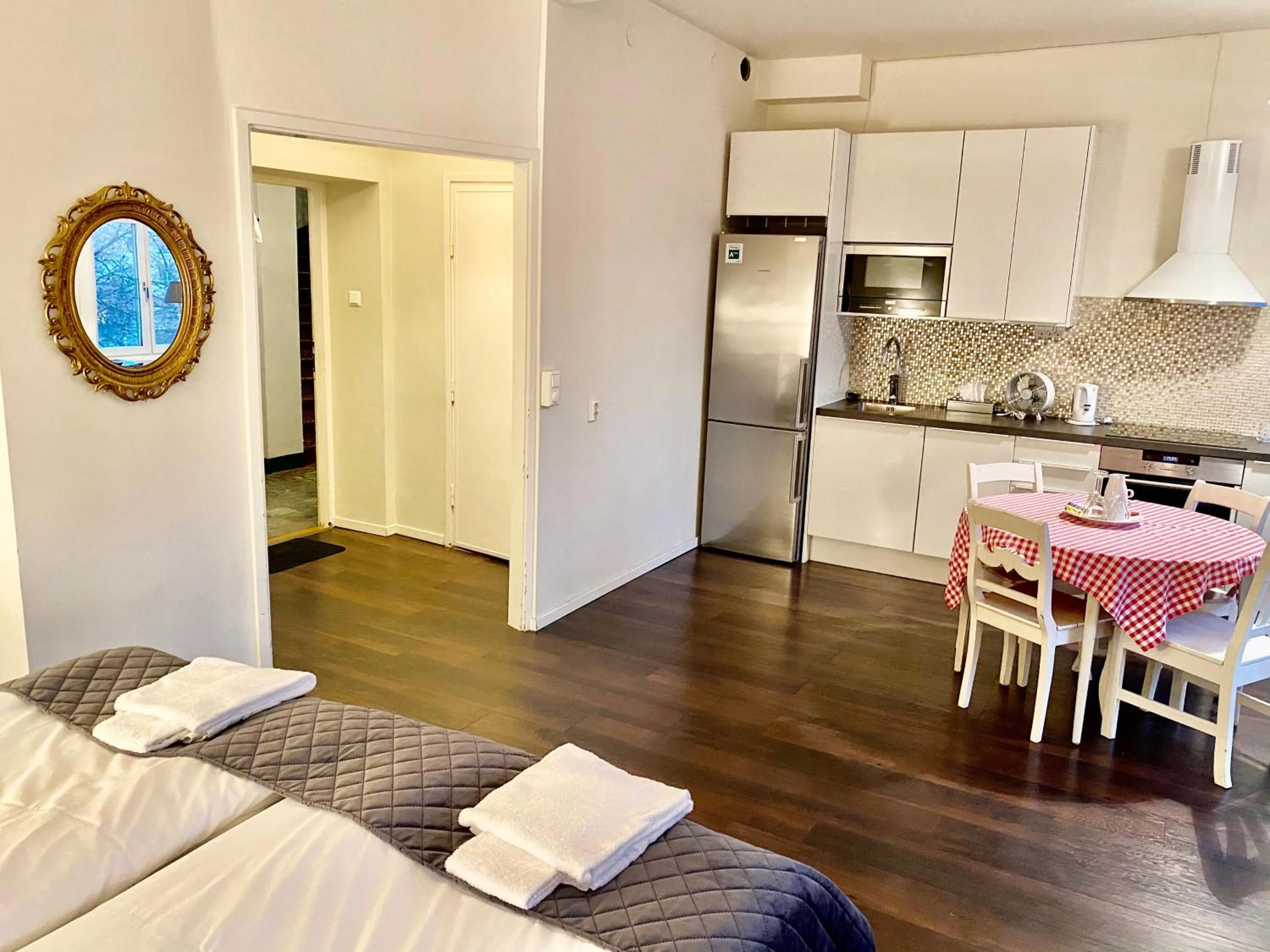 Kitchen/Kitchenette in Hotell Göta