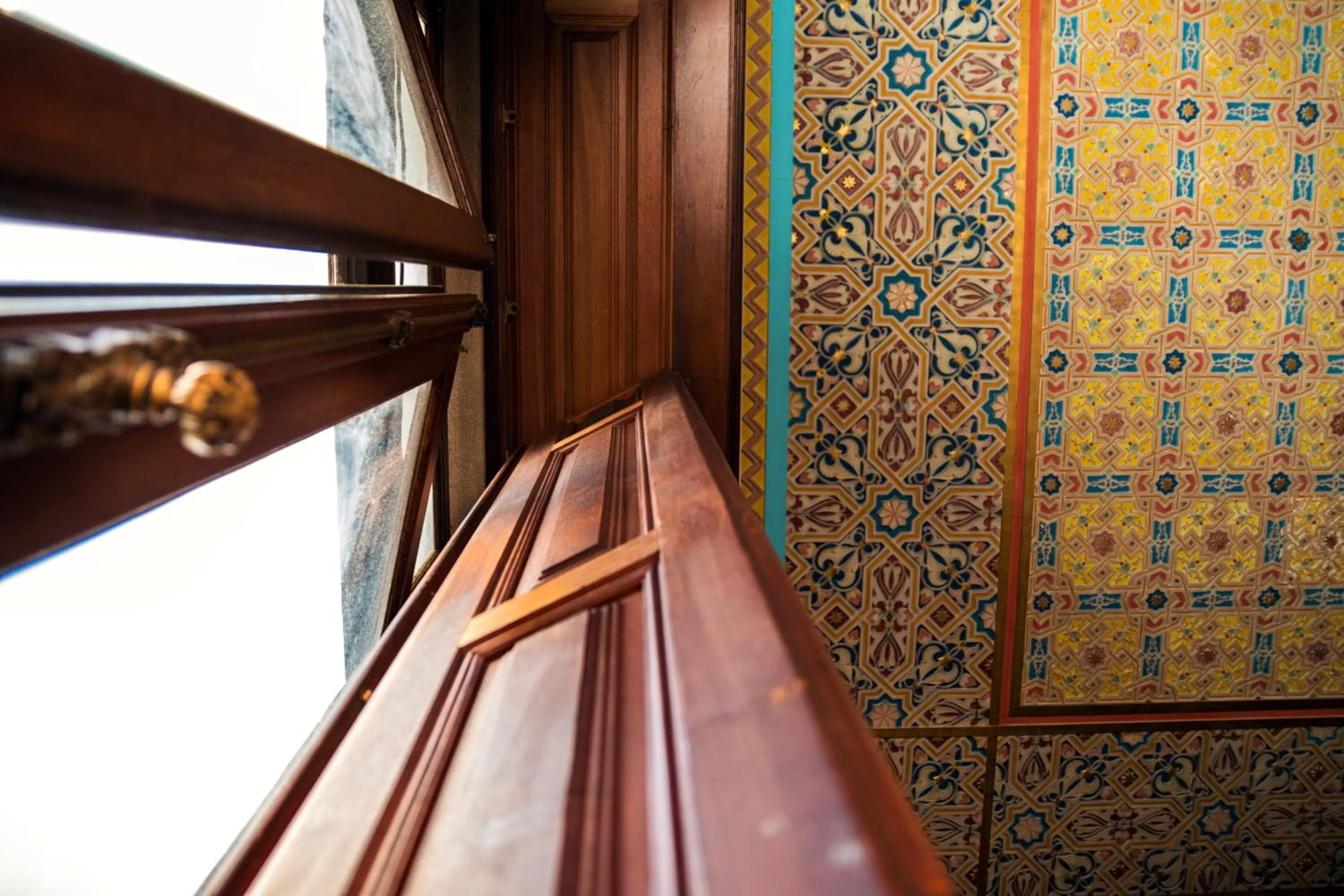 Decorative detail in Sant Jordi Hostels Lisbon