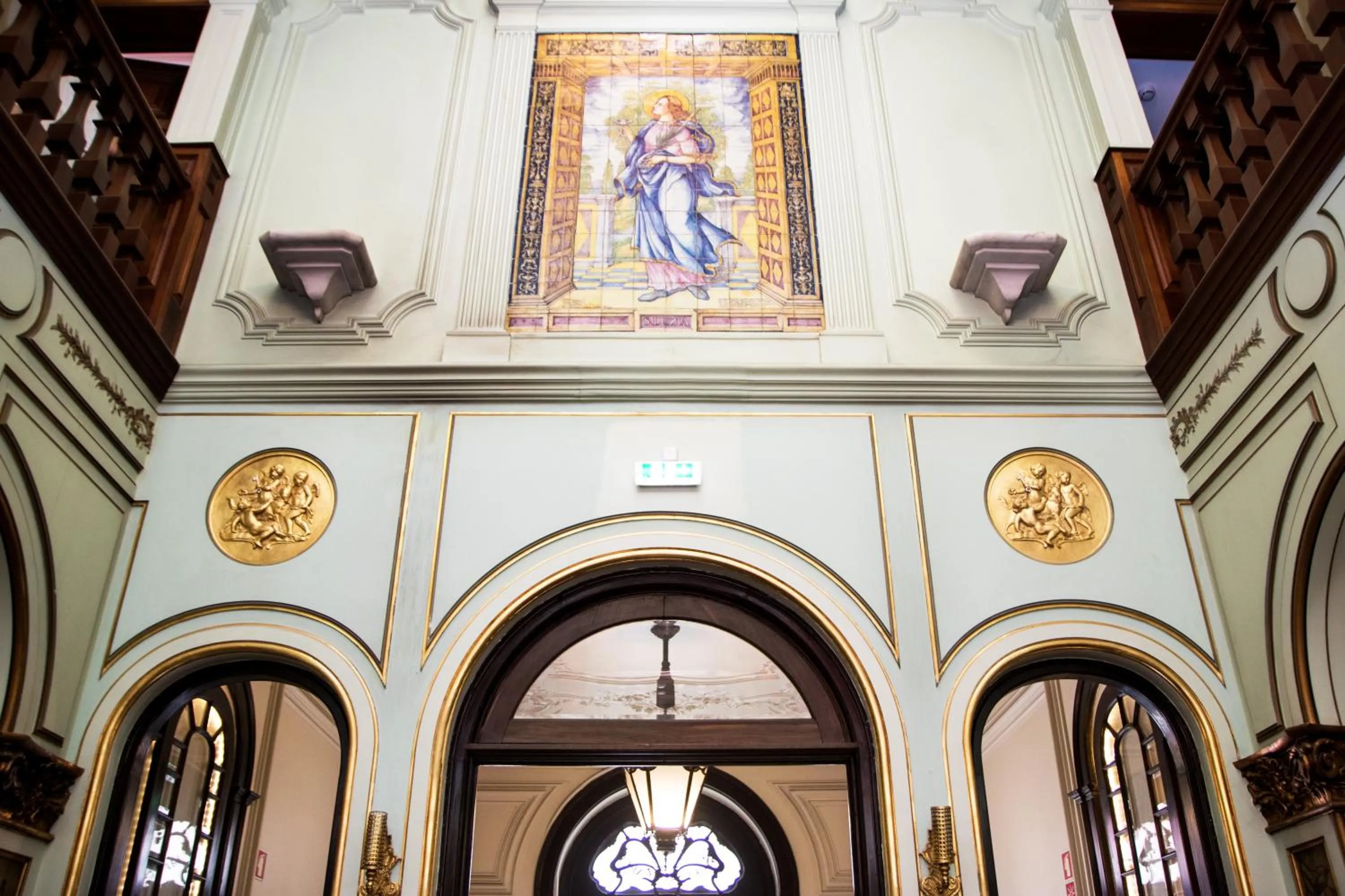 Lobby or reception in Sant Jordi Hostels Lisbon