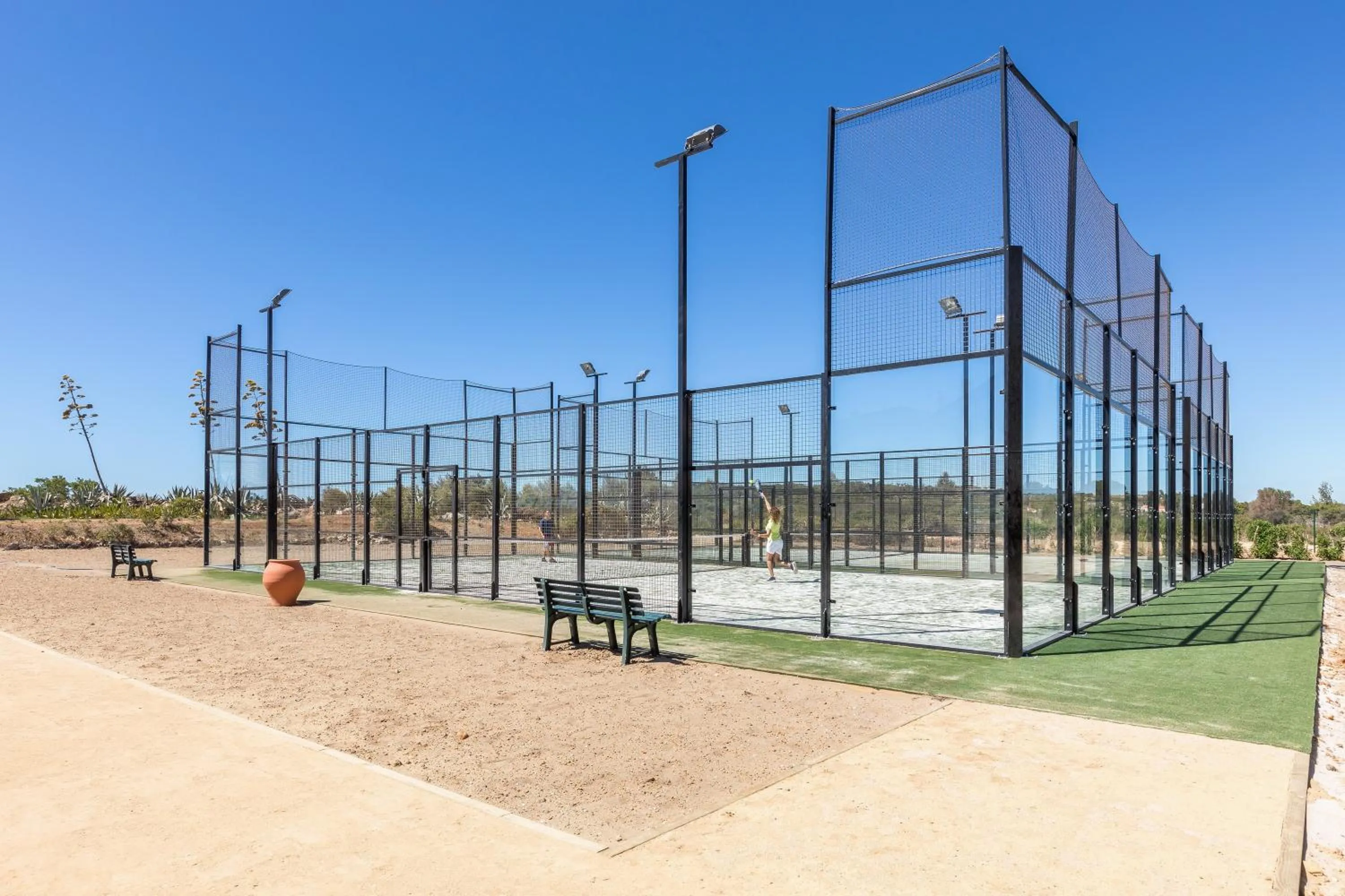 Tennis court in NAU Salema Beach Village