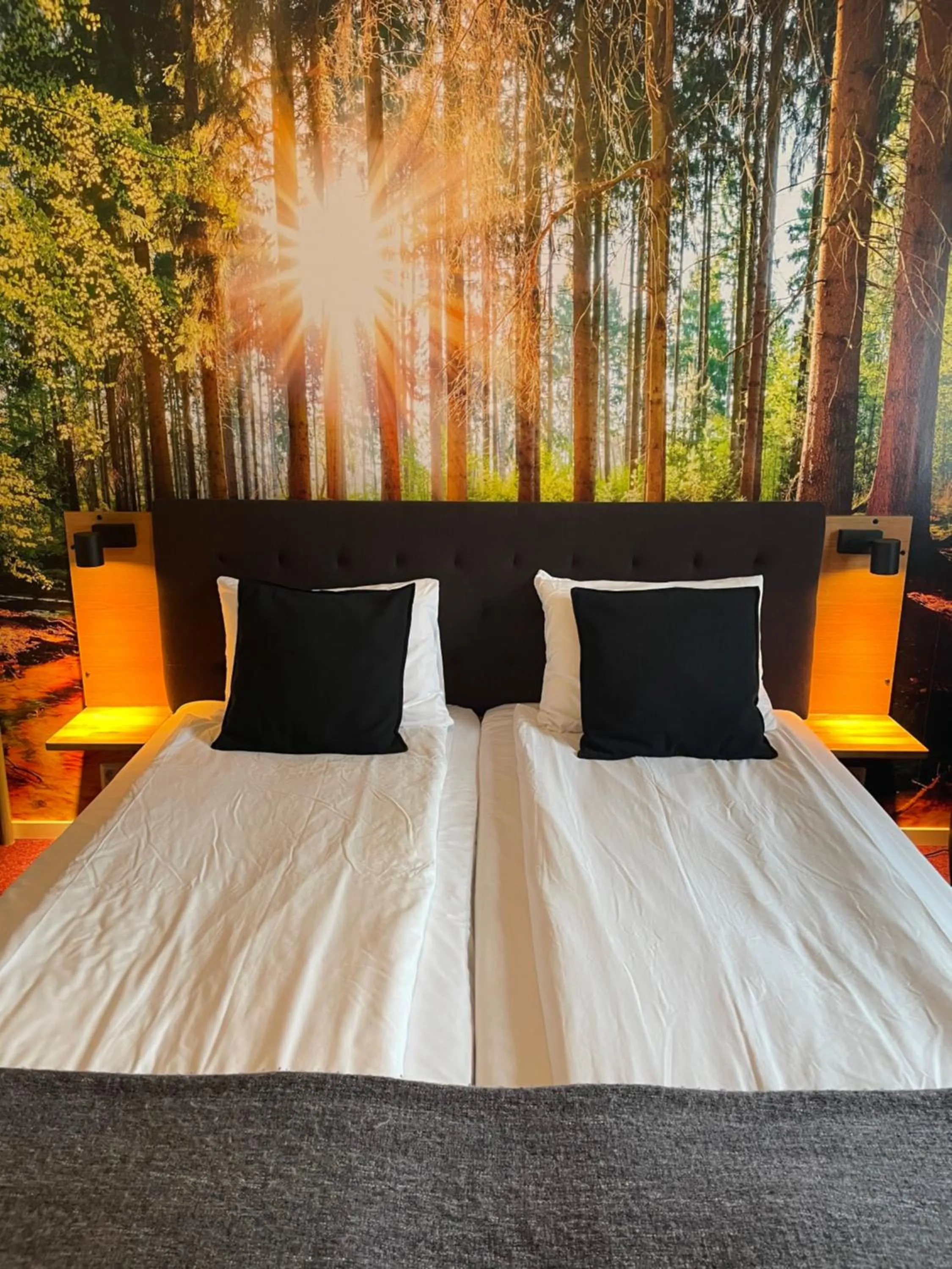 Bedroom, Bed in Björkbackens Karaktärshotell