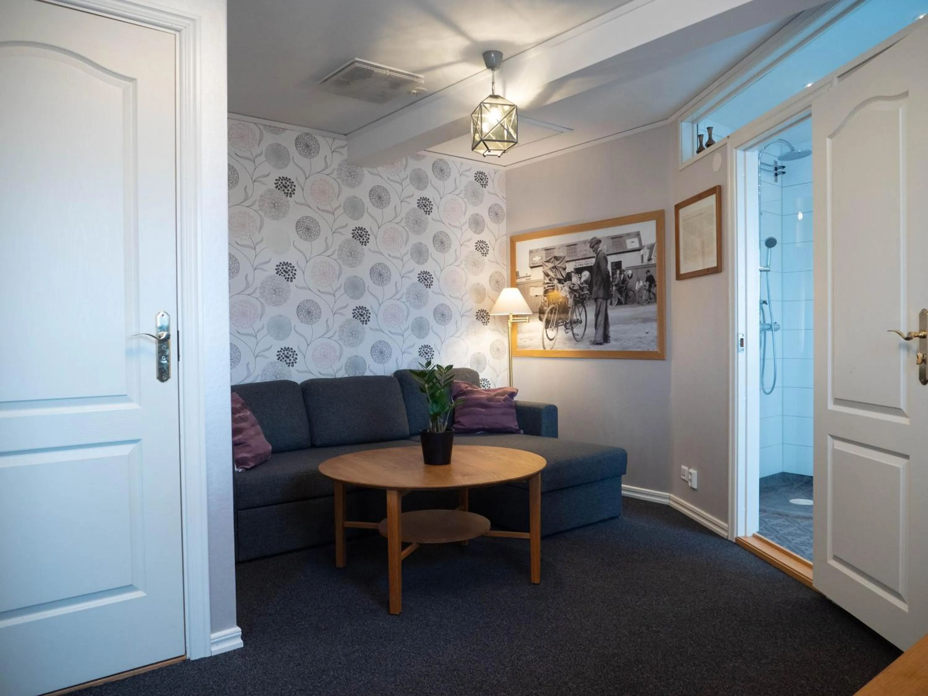 Living room in Björkbackens Karaktärshotell