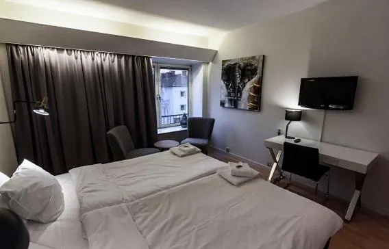 Bed in Hotell Alfred Nobel