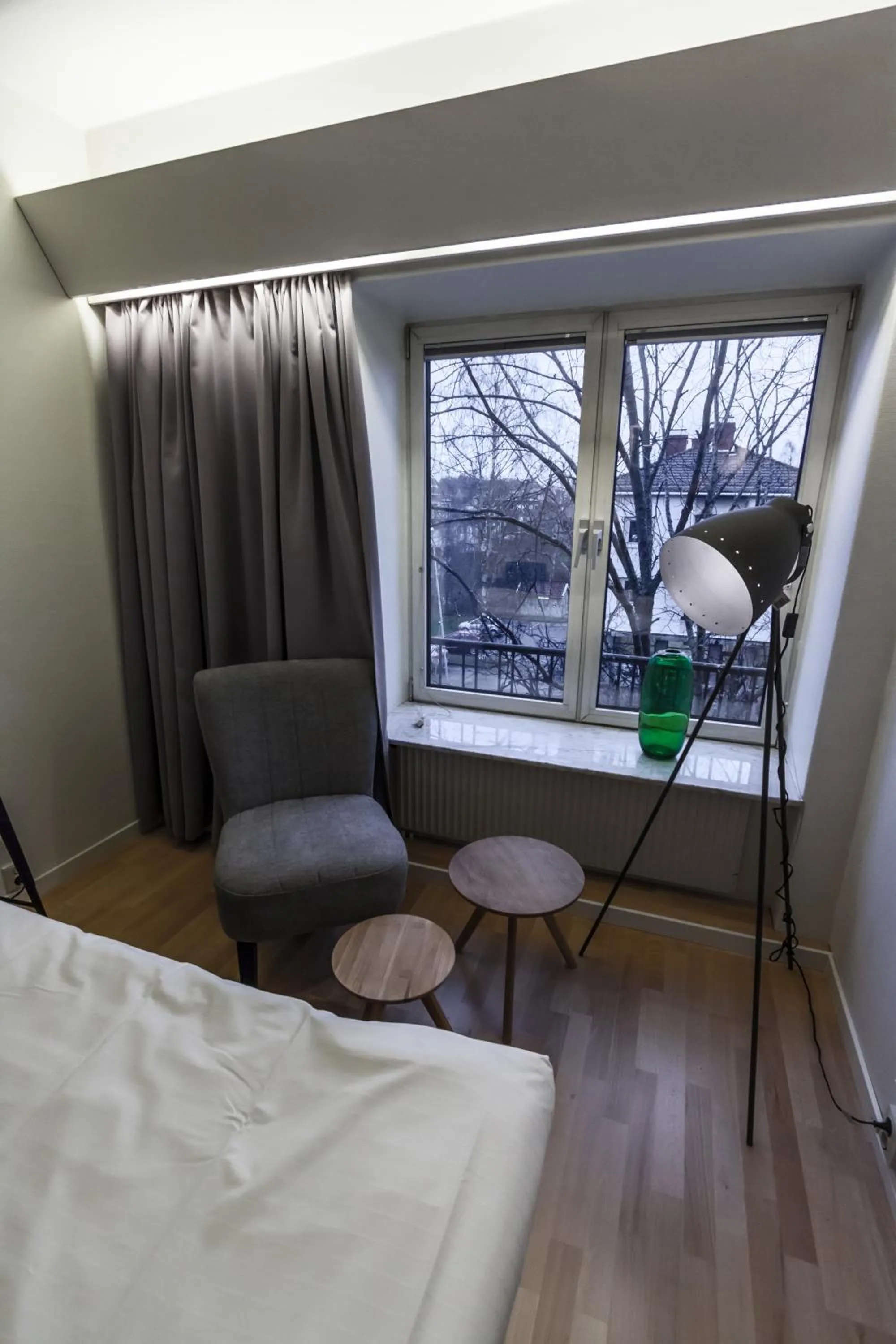 Decorative detail, Bed in Hotell Alfred Nobel