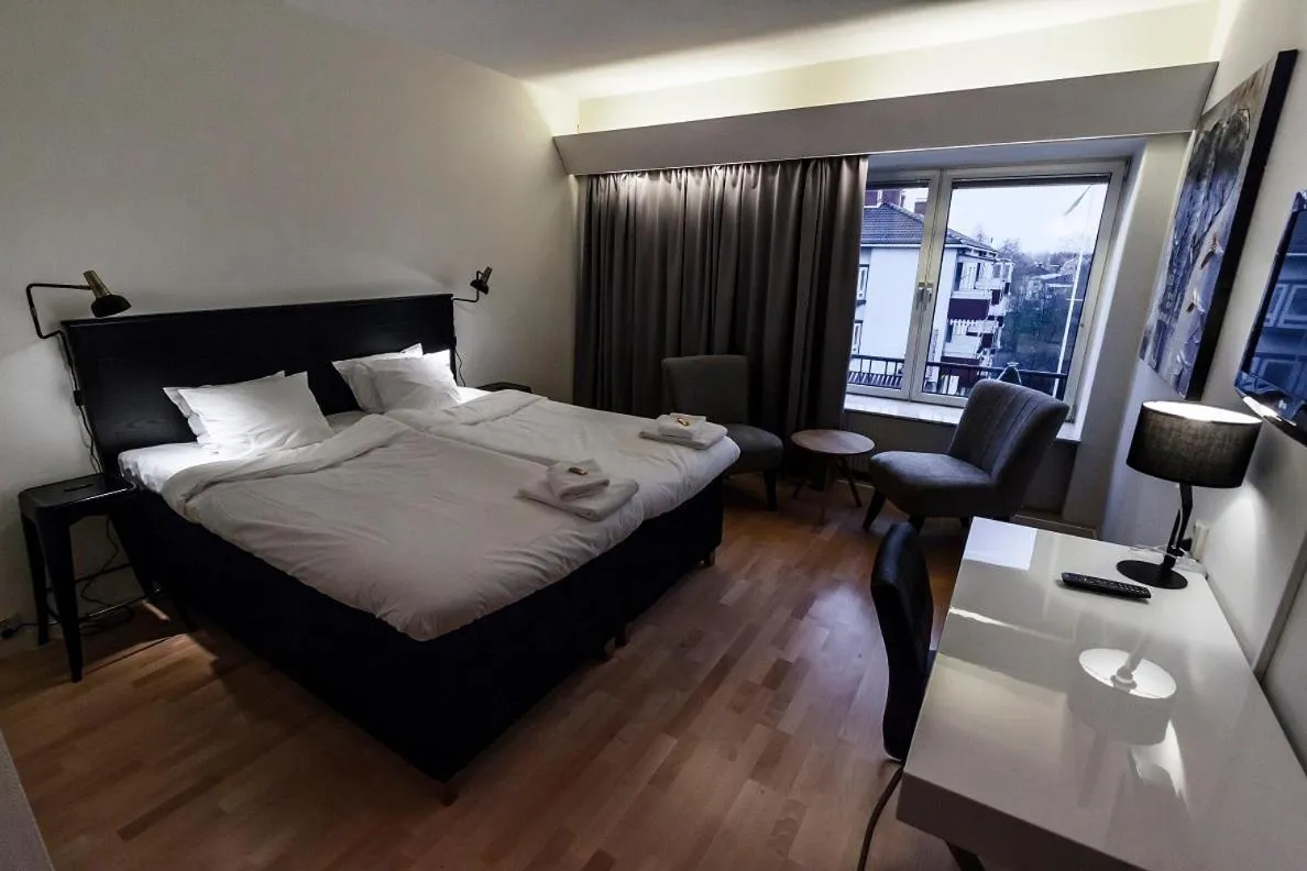 Bed in Hotell Alfred Nobel