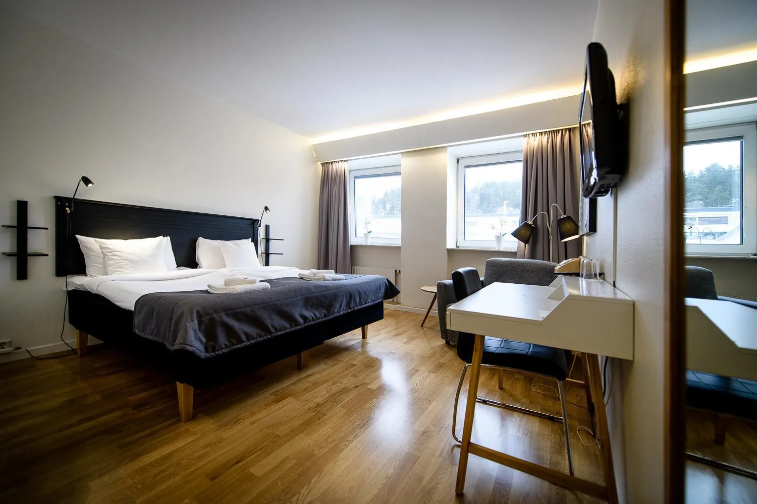 Bed in Hotell Alfred Nobel