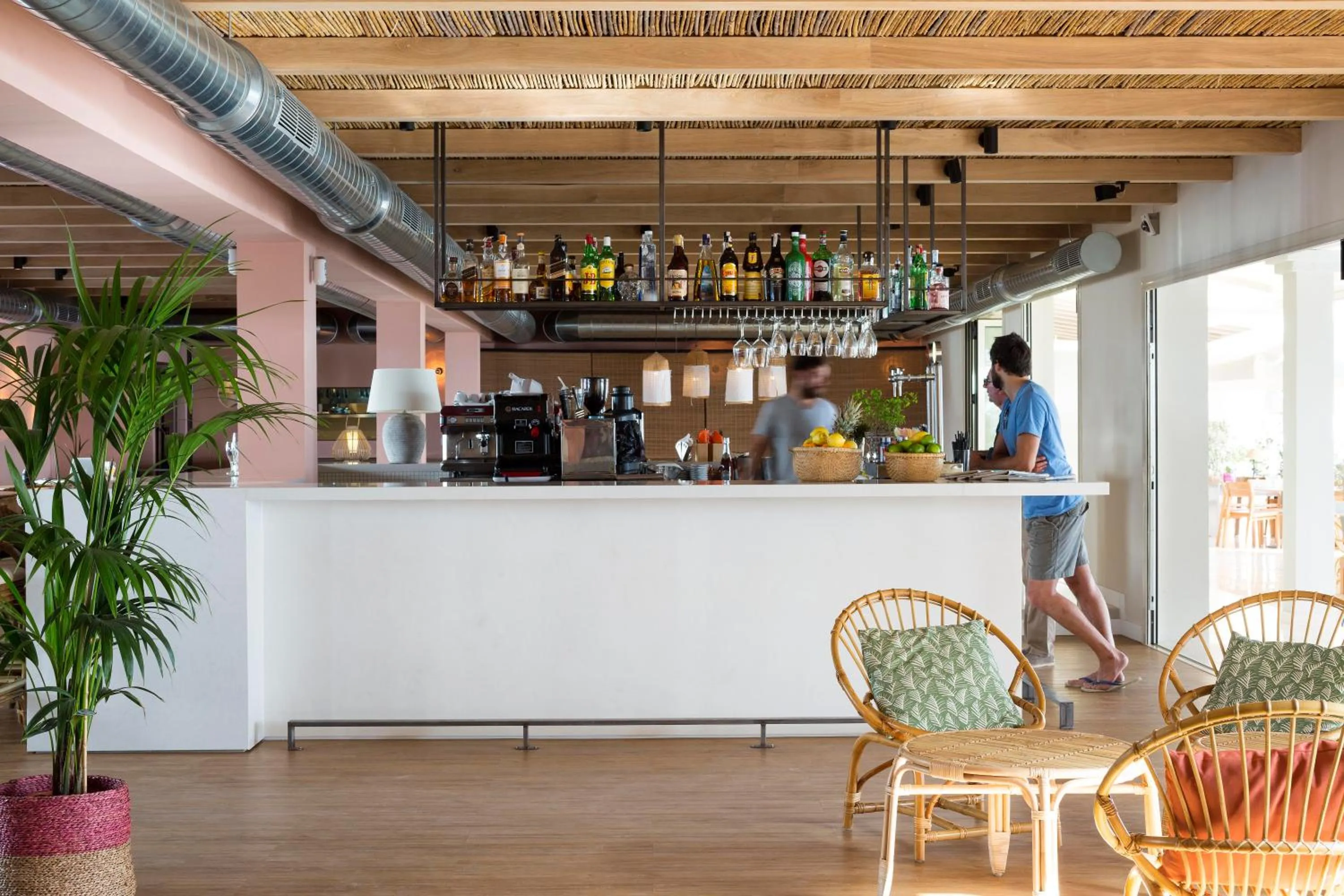 Lounge or bar in Hostal la Savina