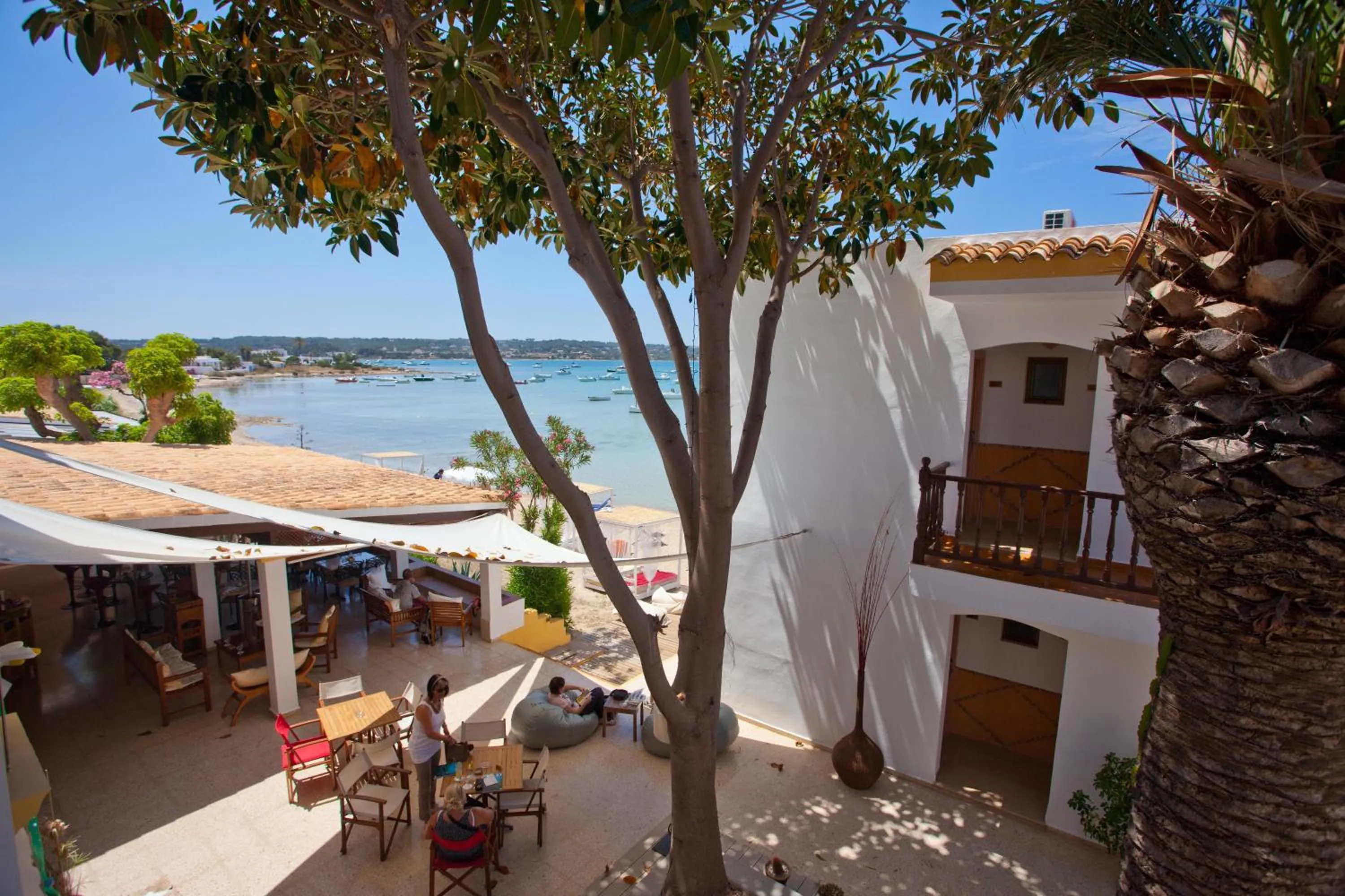 Bird's eye view in Hostal la Savina