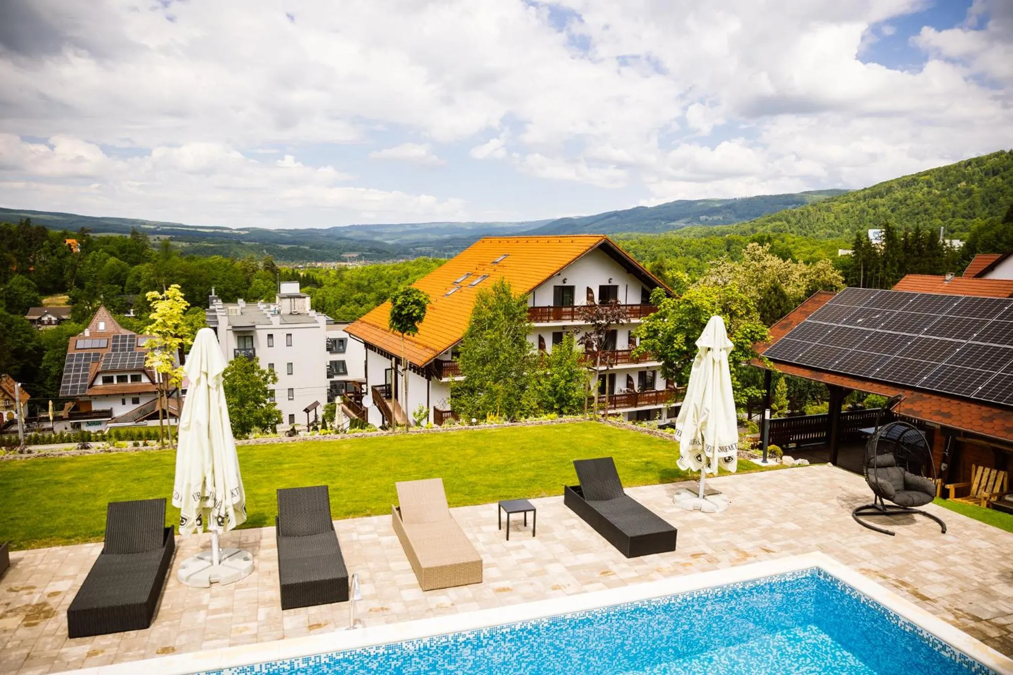 Swimming pool in Hotel Relax Sovata