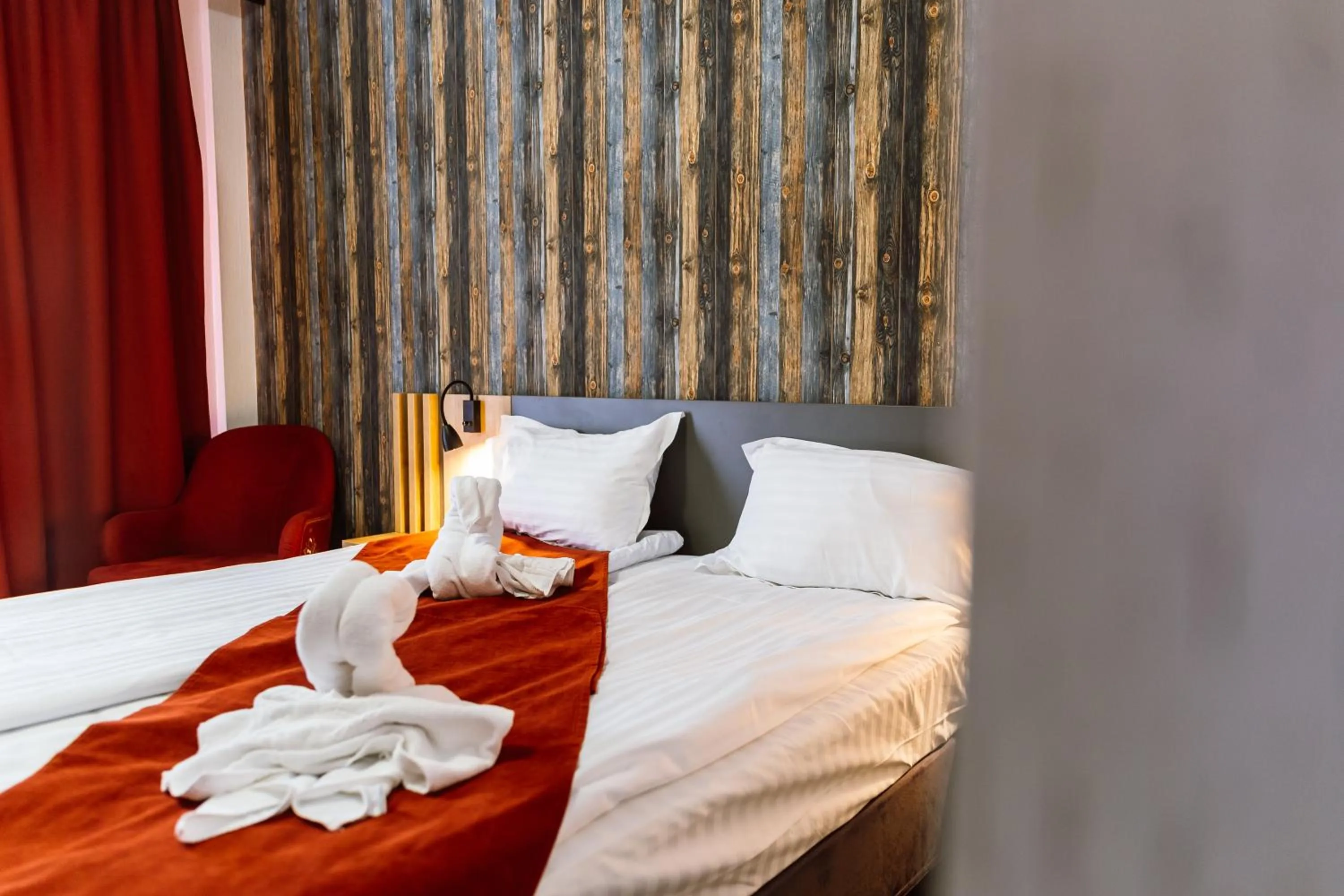 Bed in Hotel Relax Sovata