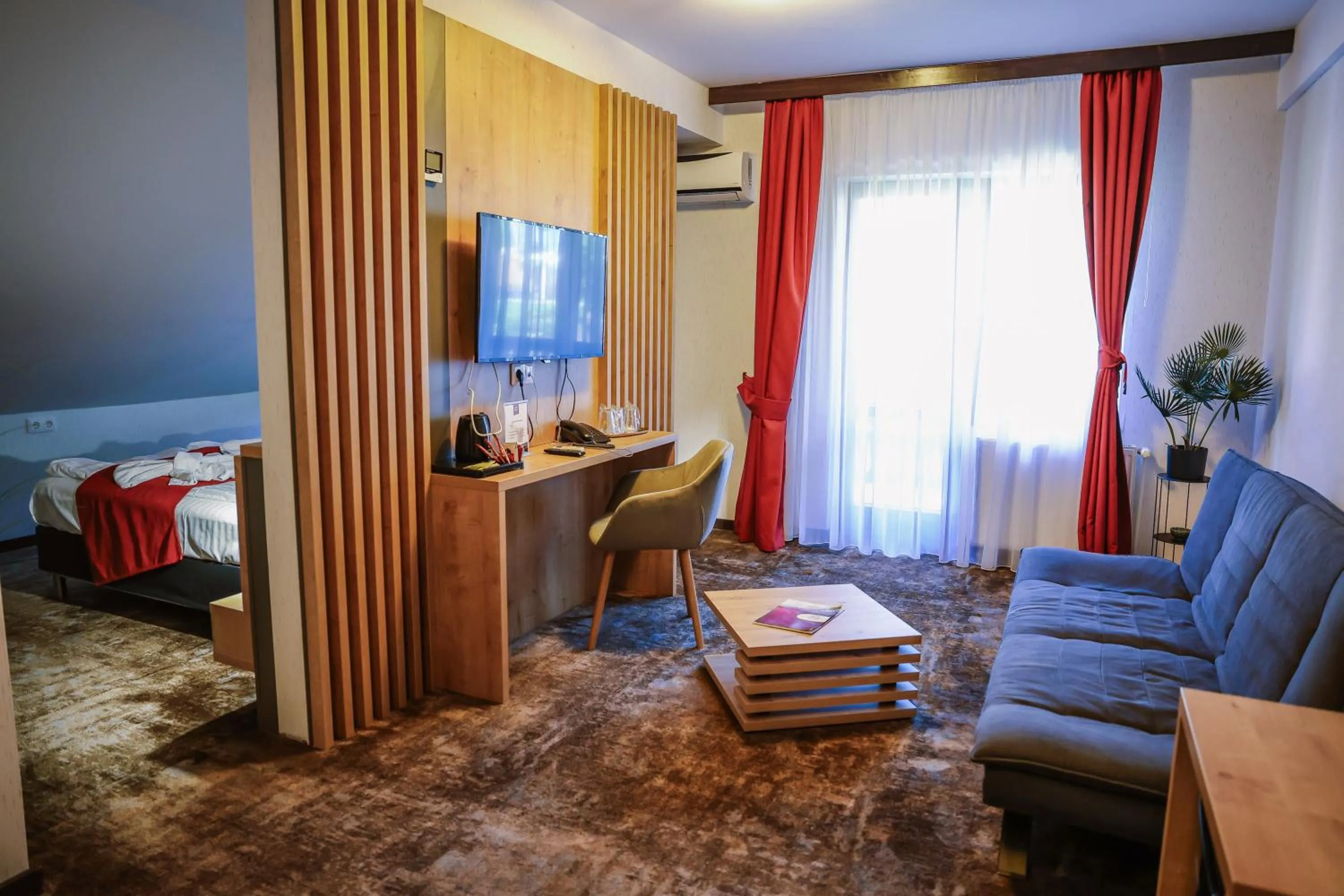 Bed in Hotel Relax Sovata