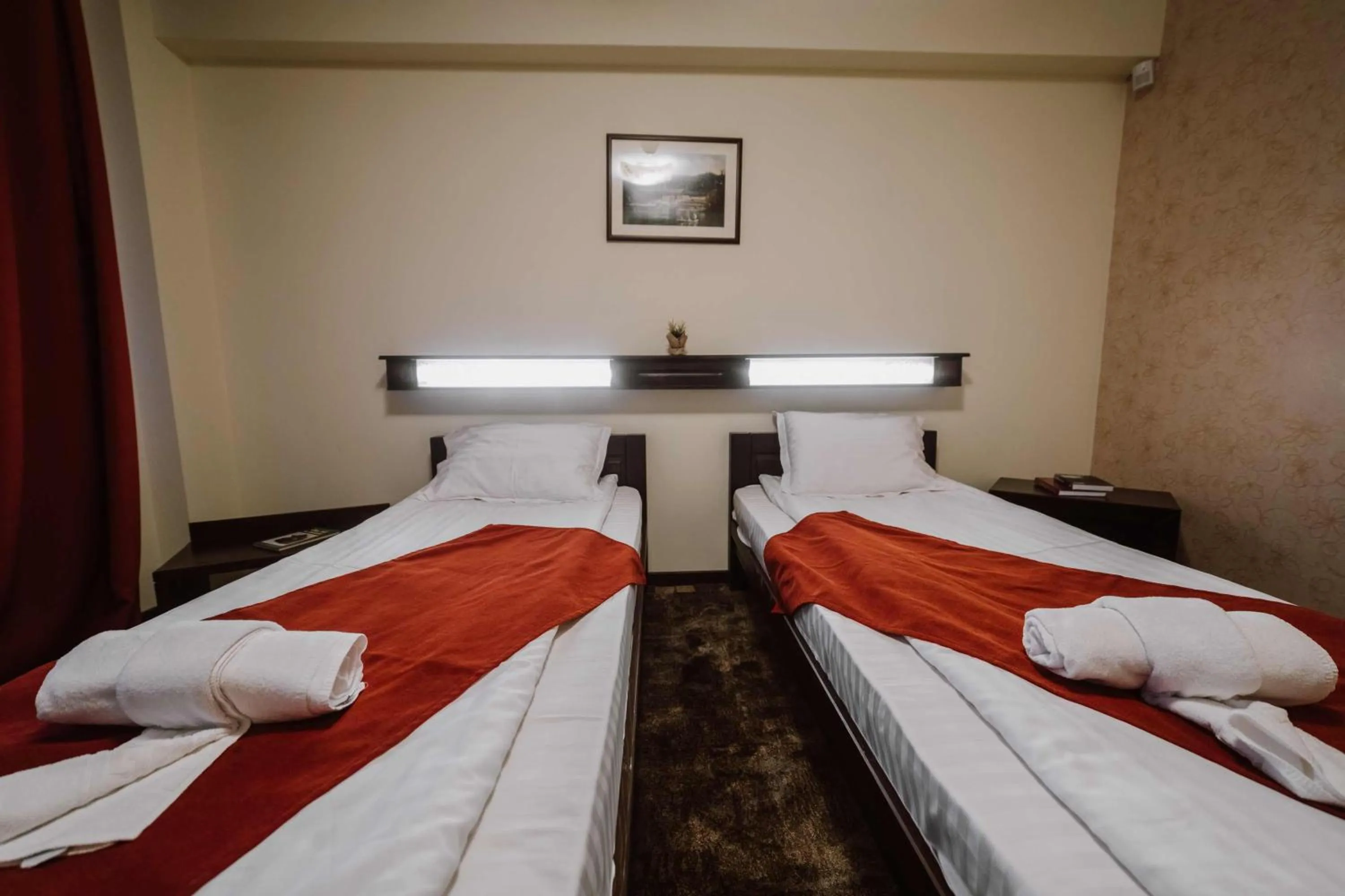 Bed in Hotel Relax Sovata