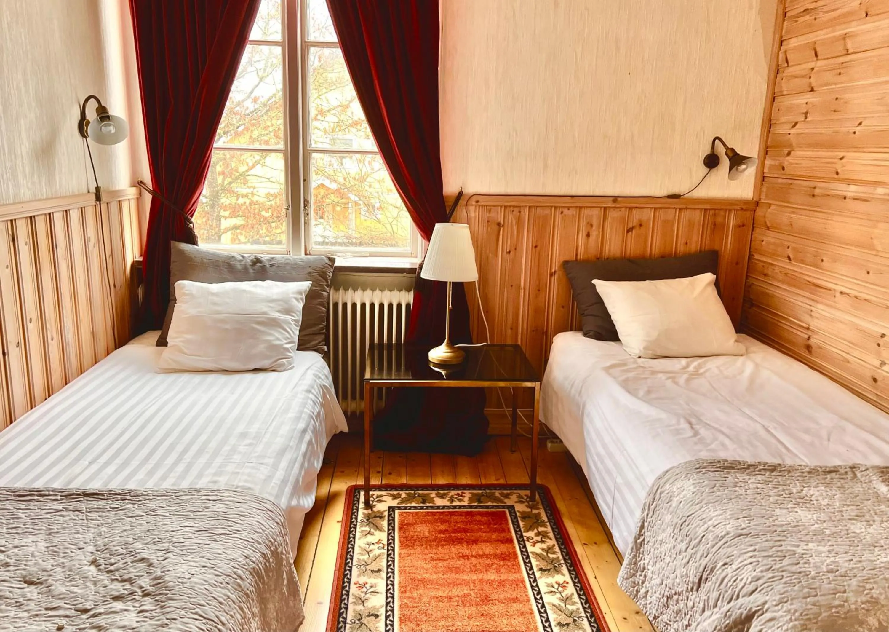 Bed in Madam Blå Hotel