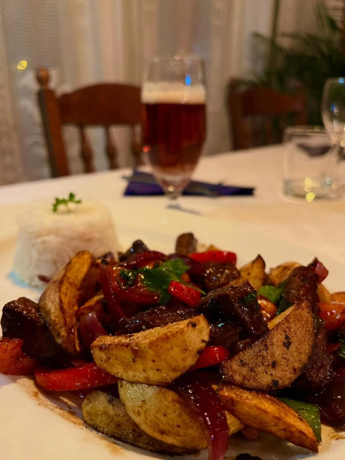 Food and drinks in Madam Blå Hotel