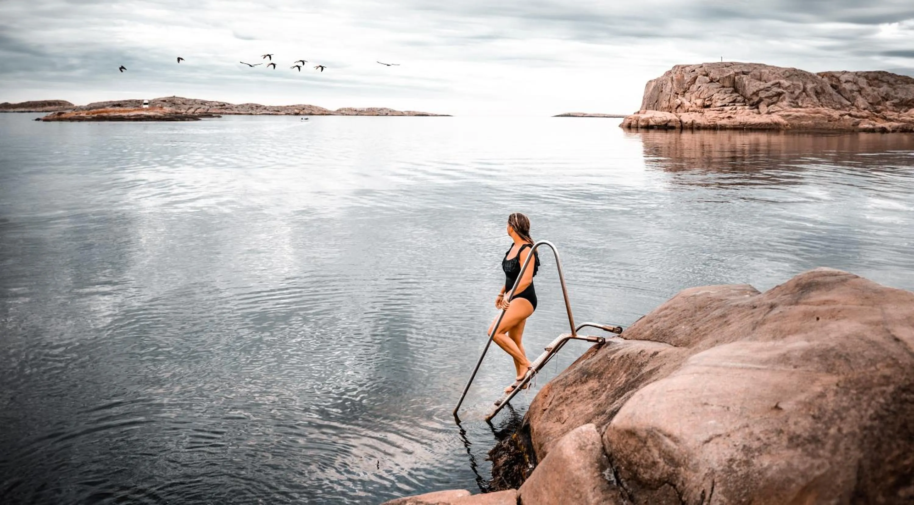 Natural landscape in Smögens Hafvsbad