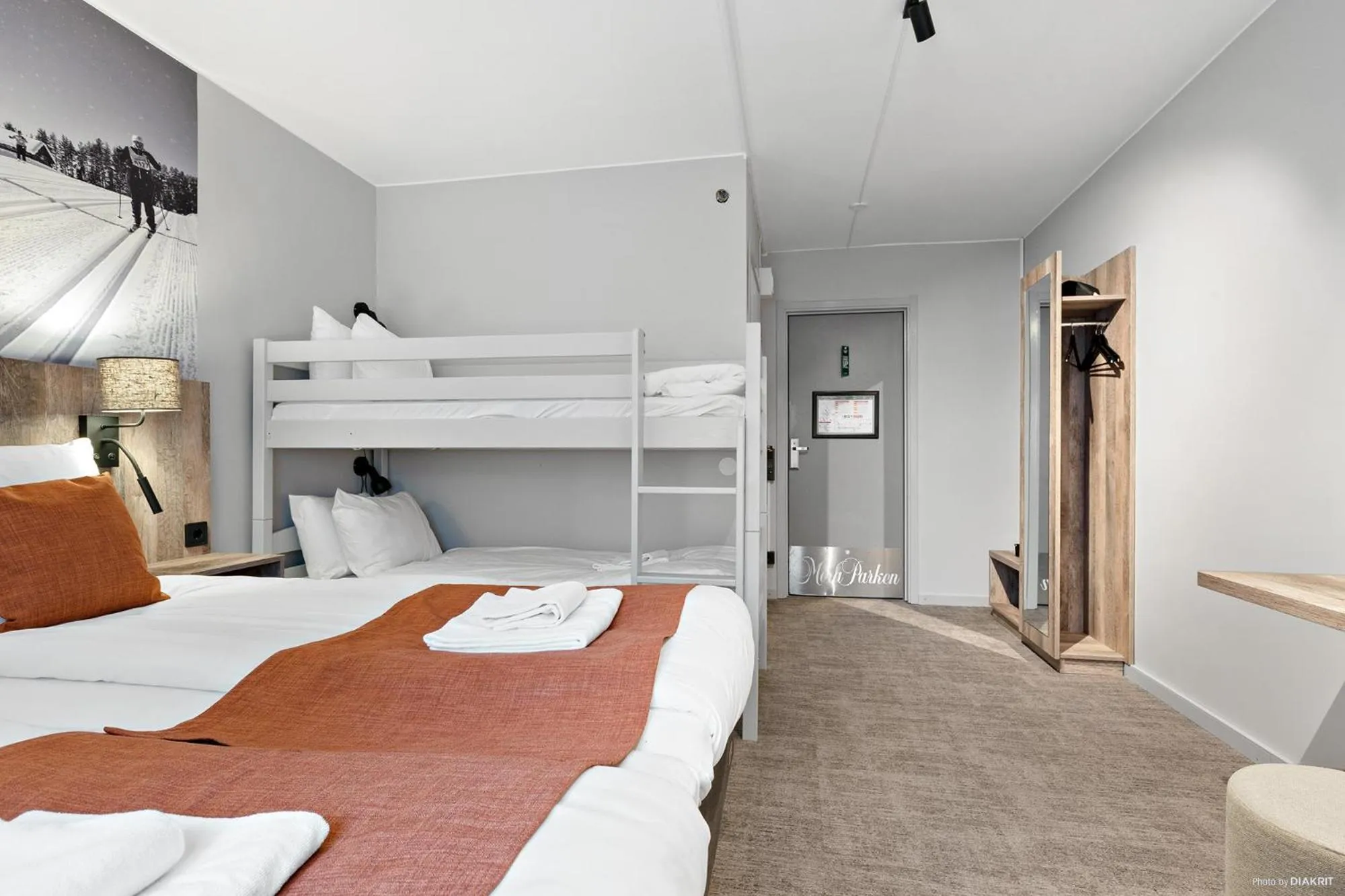 Bedroom, Bed in First Camp Moraparken Hotel