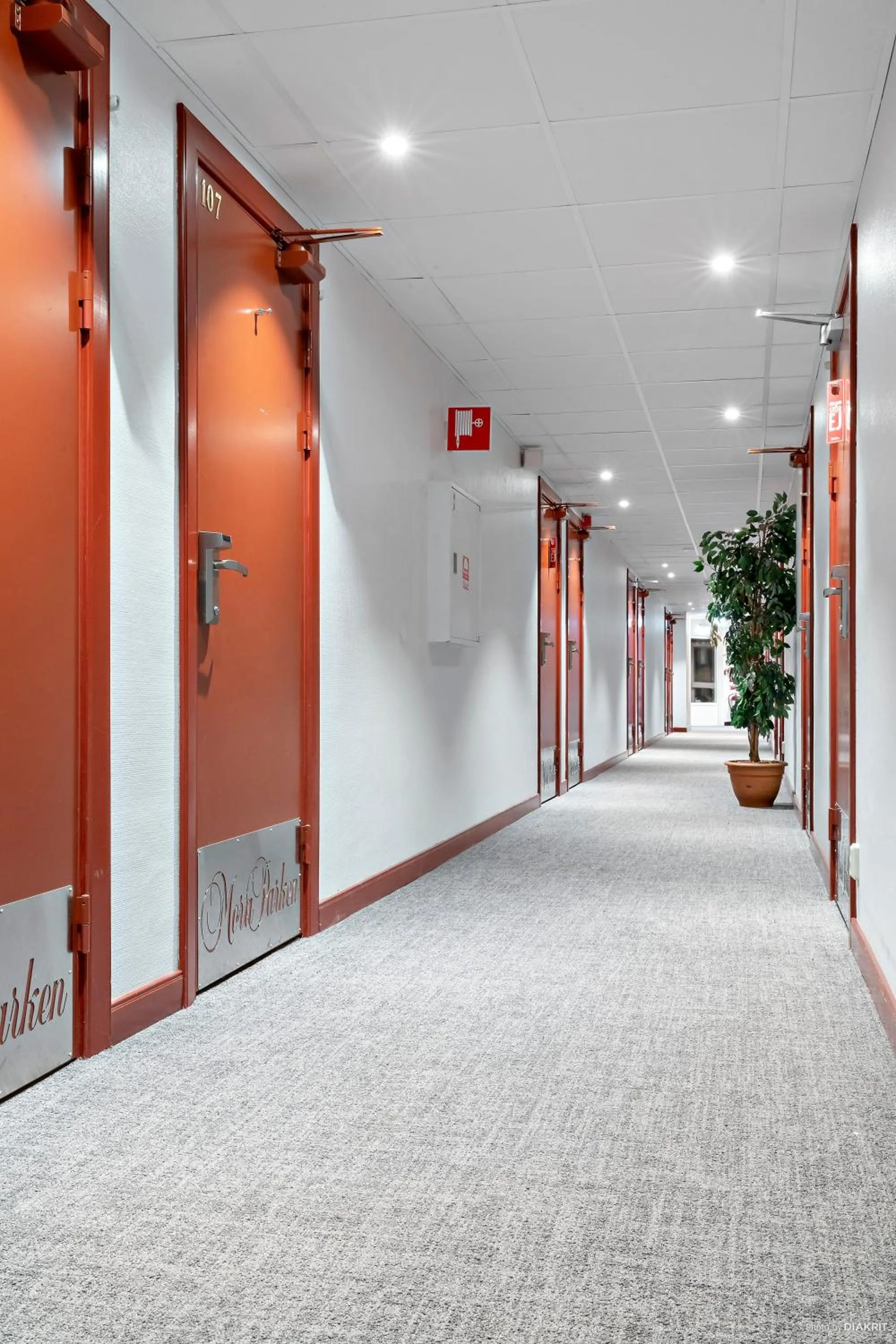 Property building in First Camp Moraparken Hotel