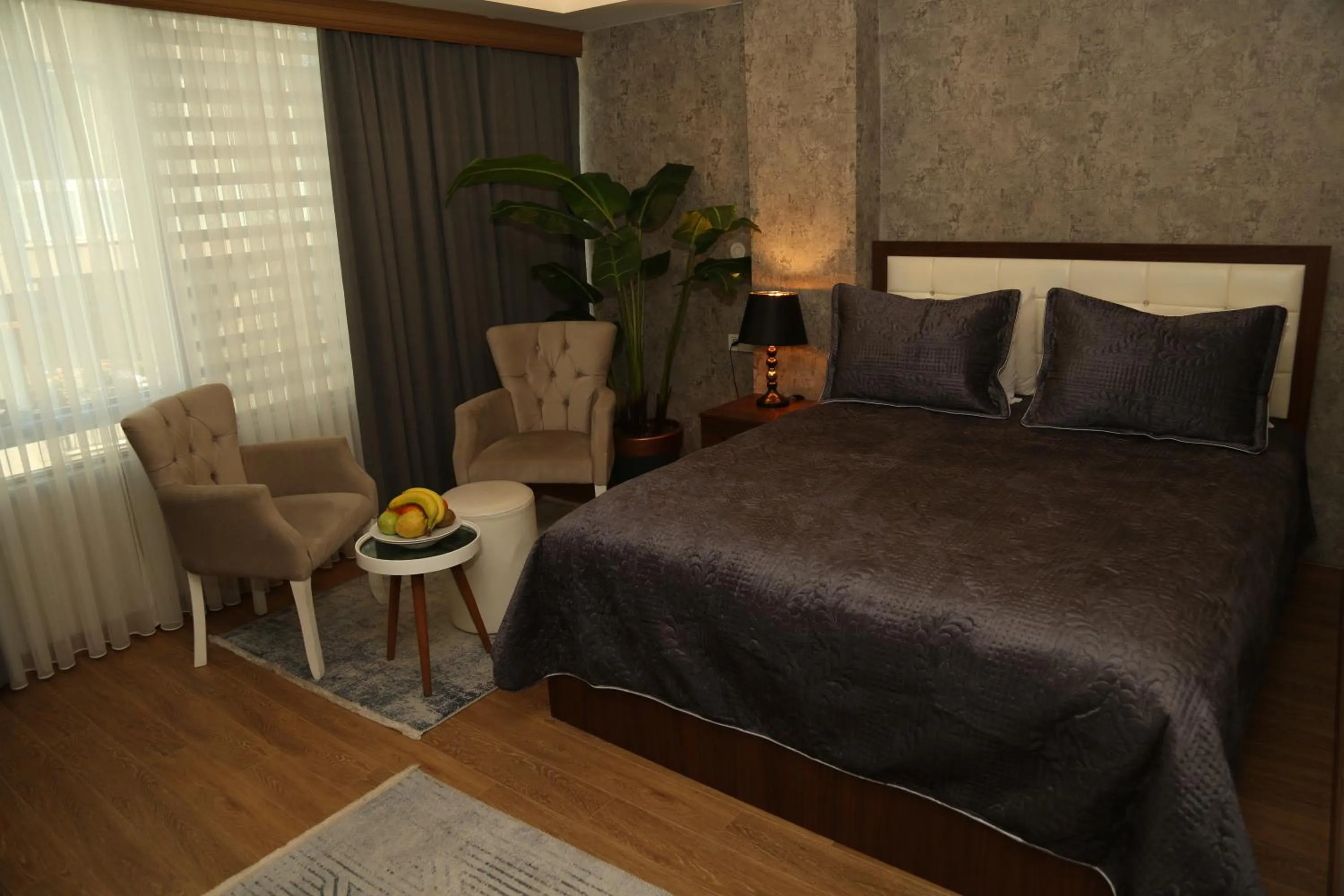 Bed in Cebeci Grand Hotel