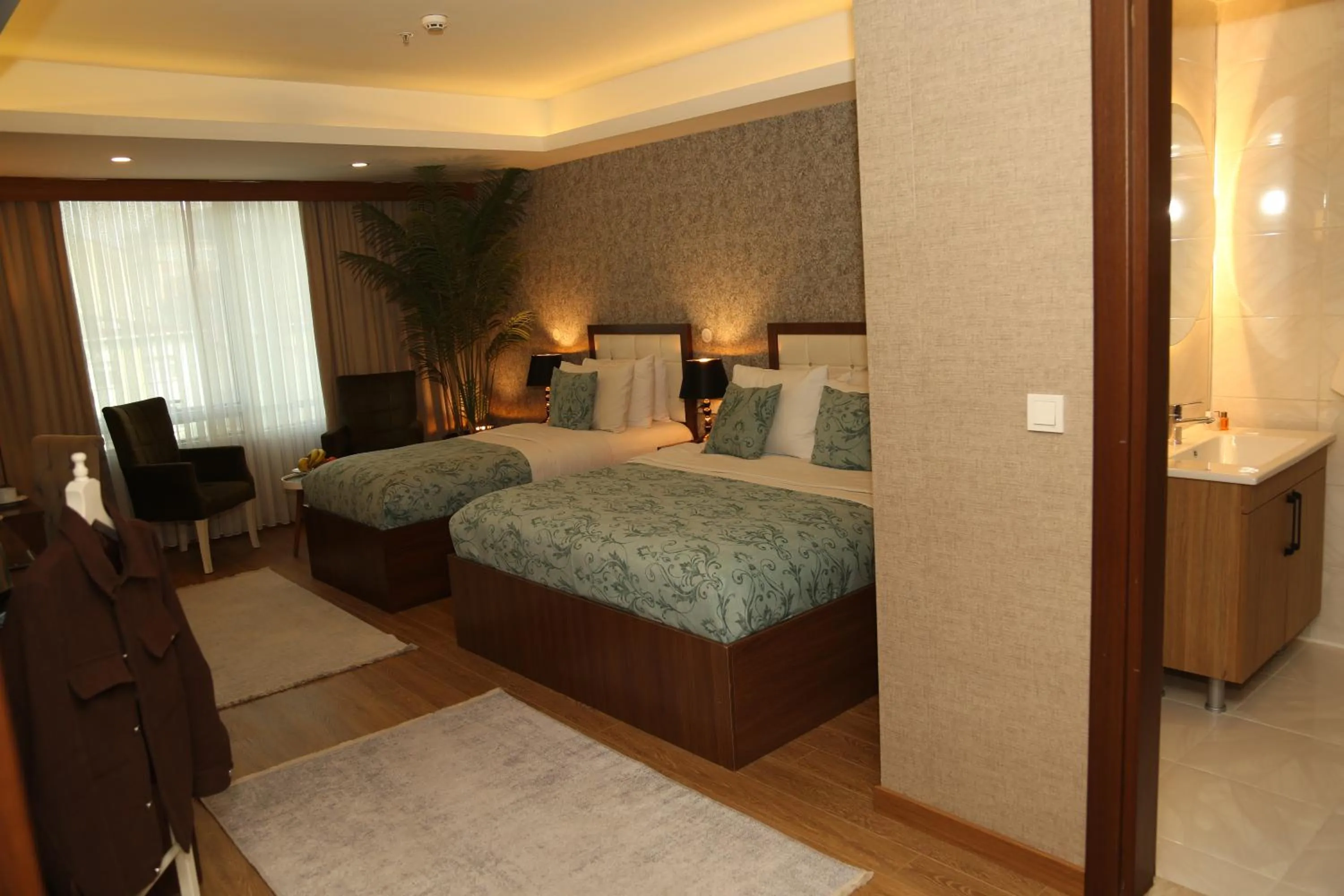 Bed in Cebeci Grand Hotel