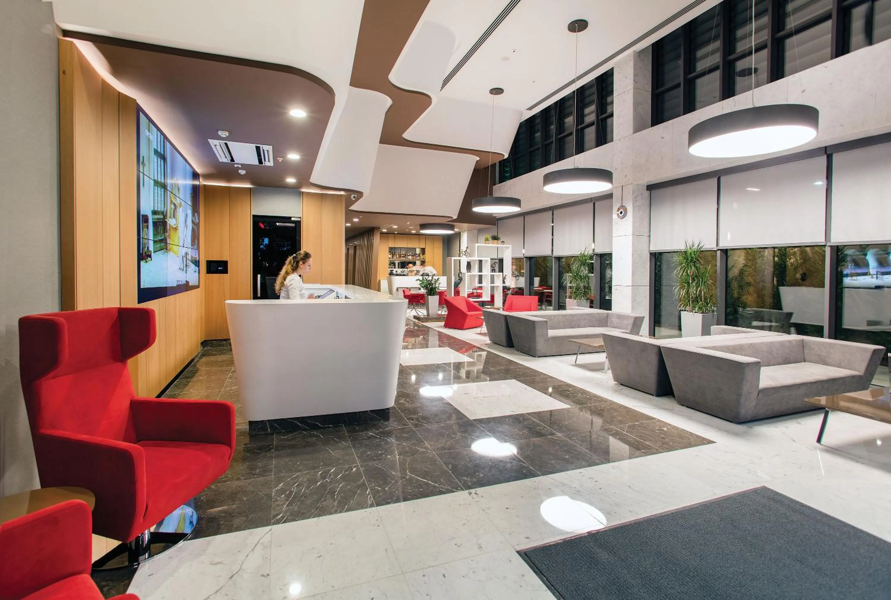 Library in Mia City Hotel