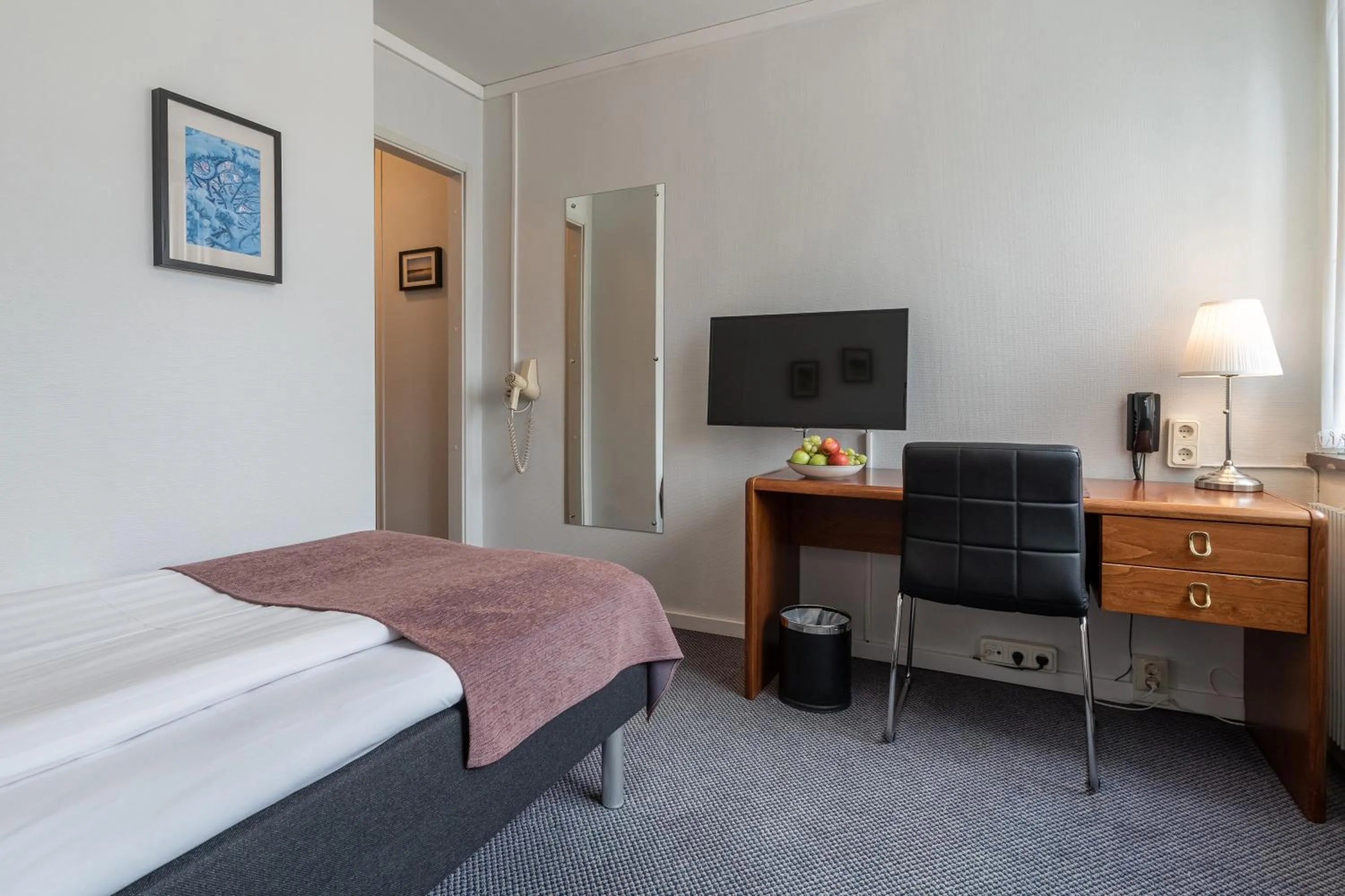 Bed in Hotell Villa Sparta