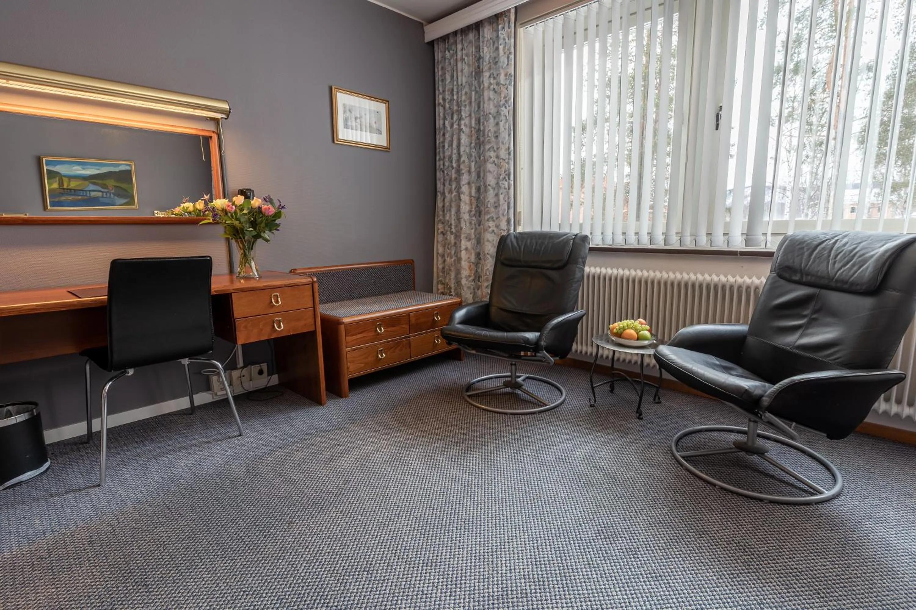 Seating area in Hotell Villa Sparta