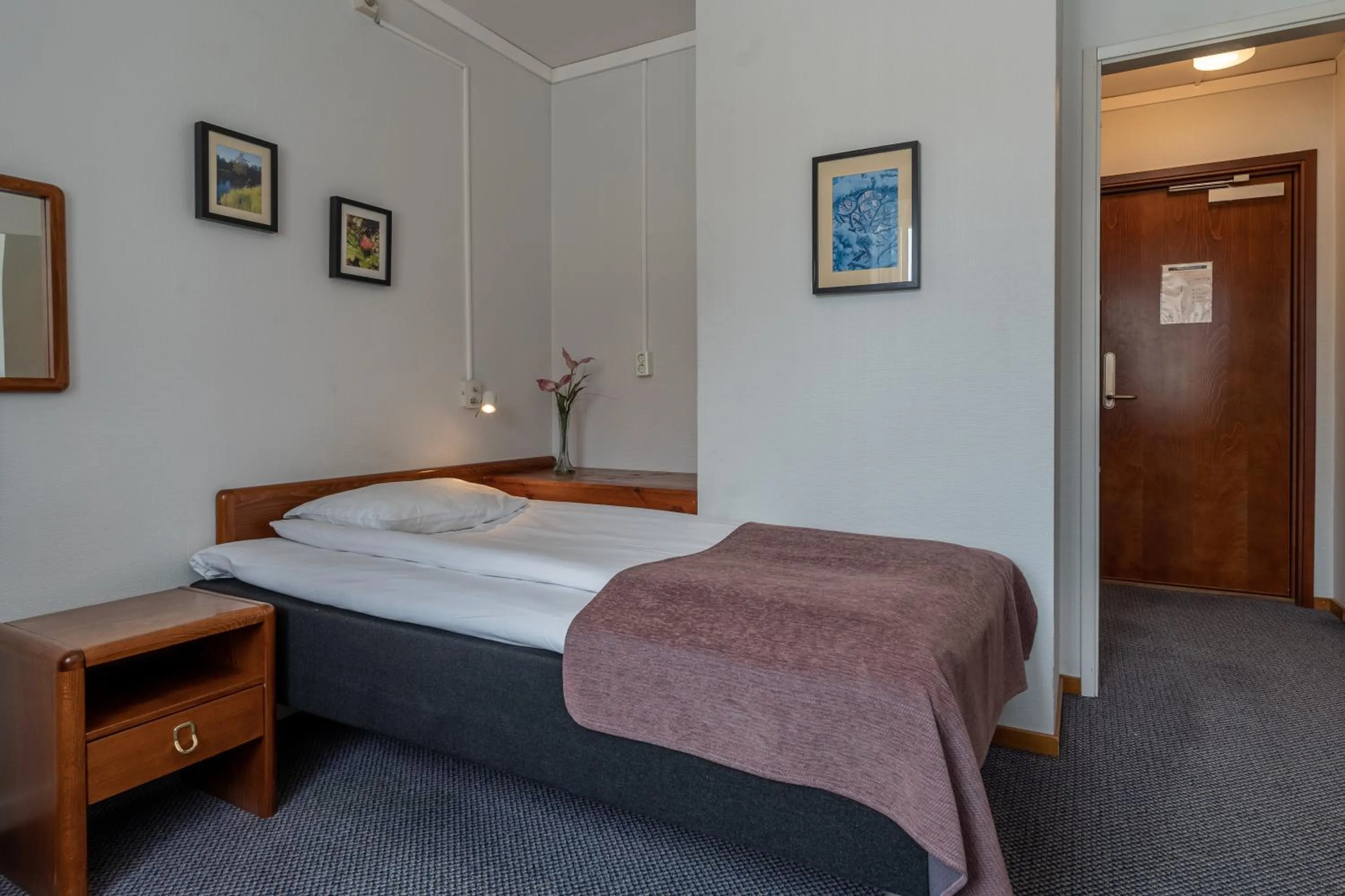 Bed in Hotell Villa Sparta