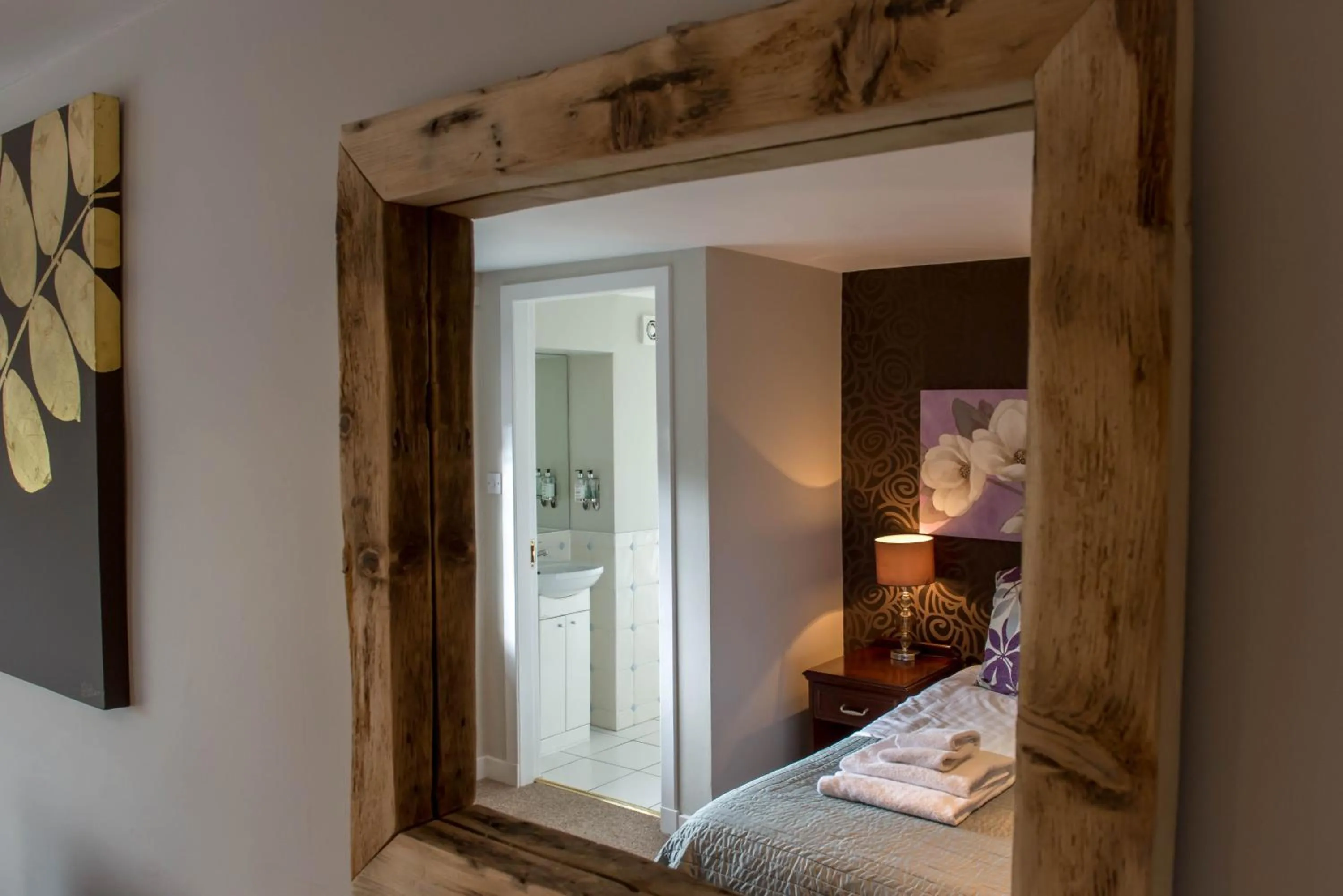 Decorative detail, Bed in The Inn at Kippen